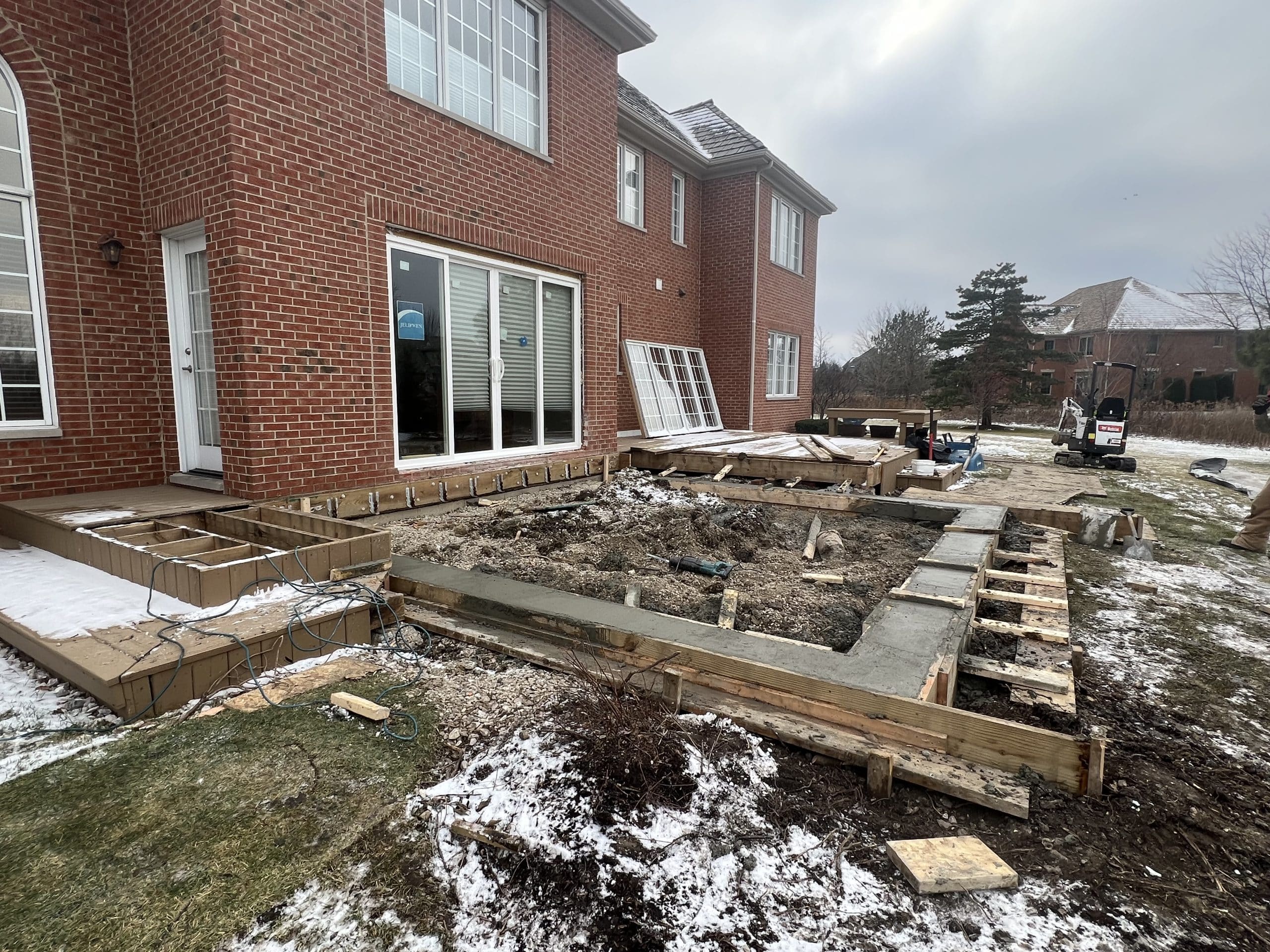 In Progress | Long Grove, IL Sunroom Addition