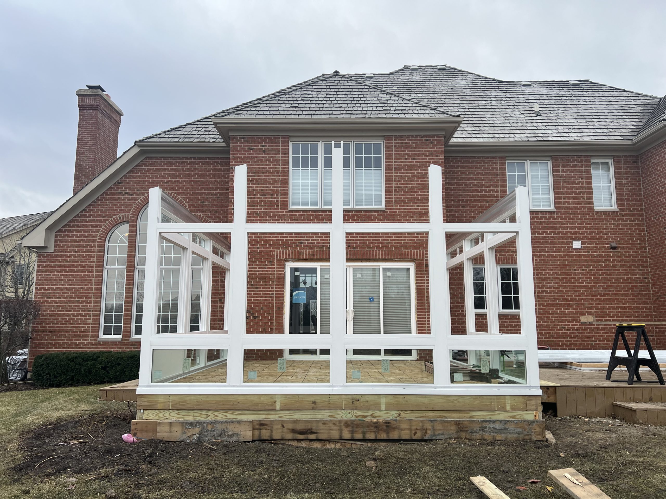 Before | Long Grove, IL Sunroom Addition