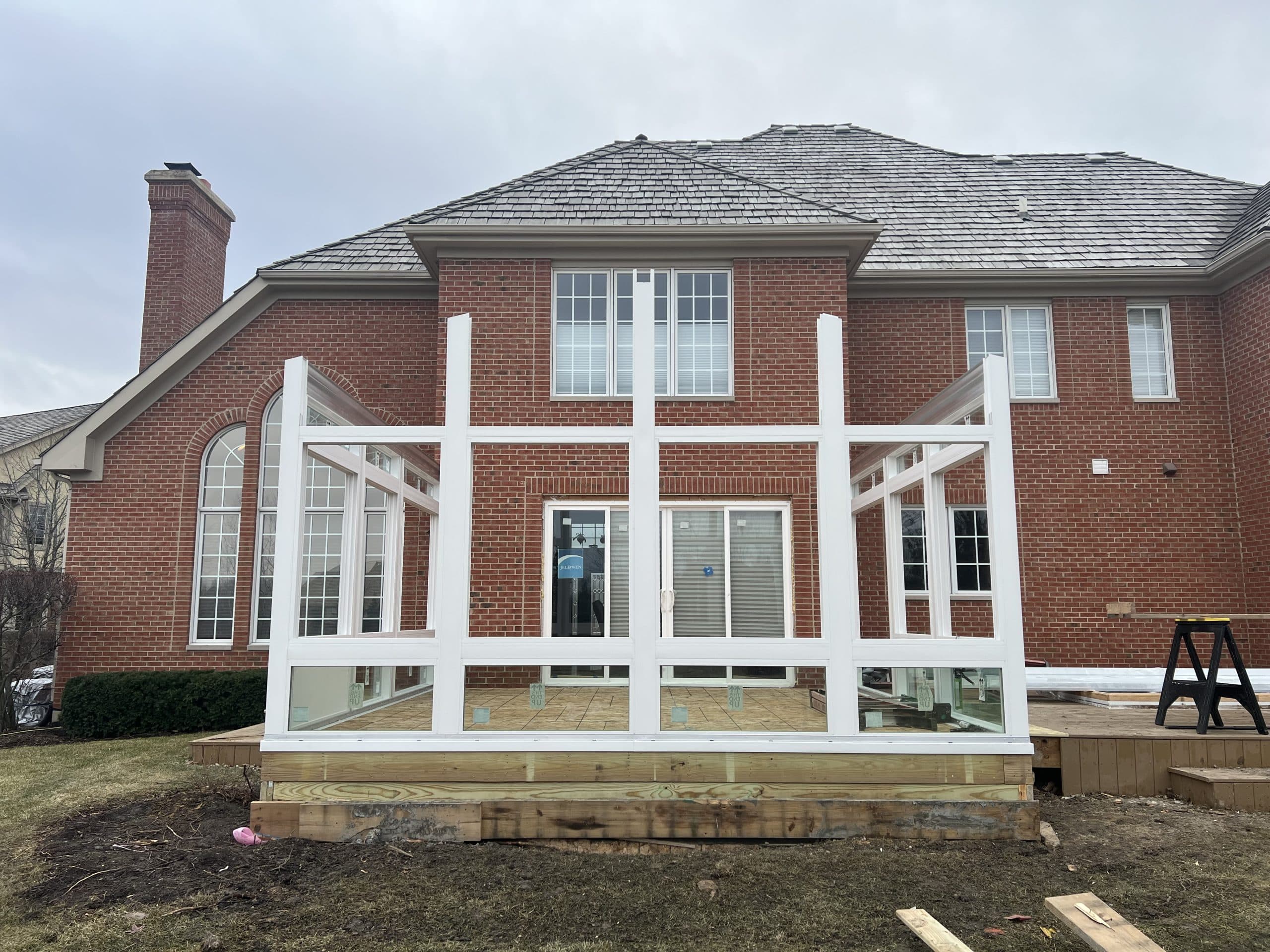 Before | Long Grove, IL Sunroom Addition Before | Long Grove, IL Sunroom Addition