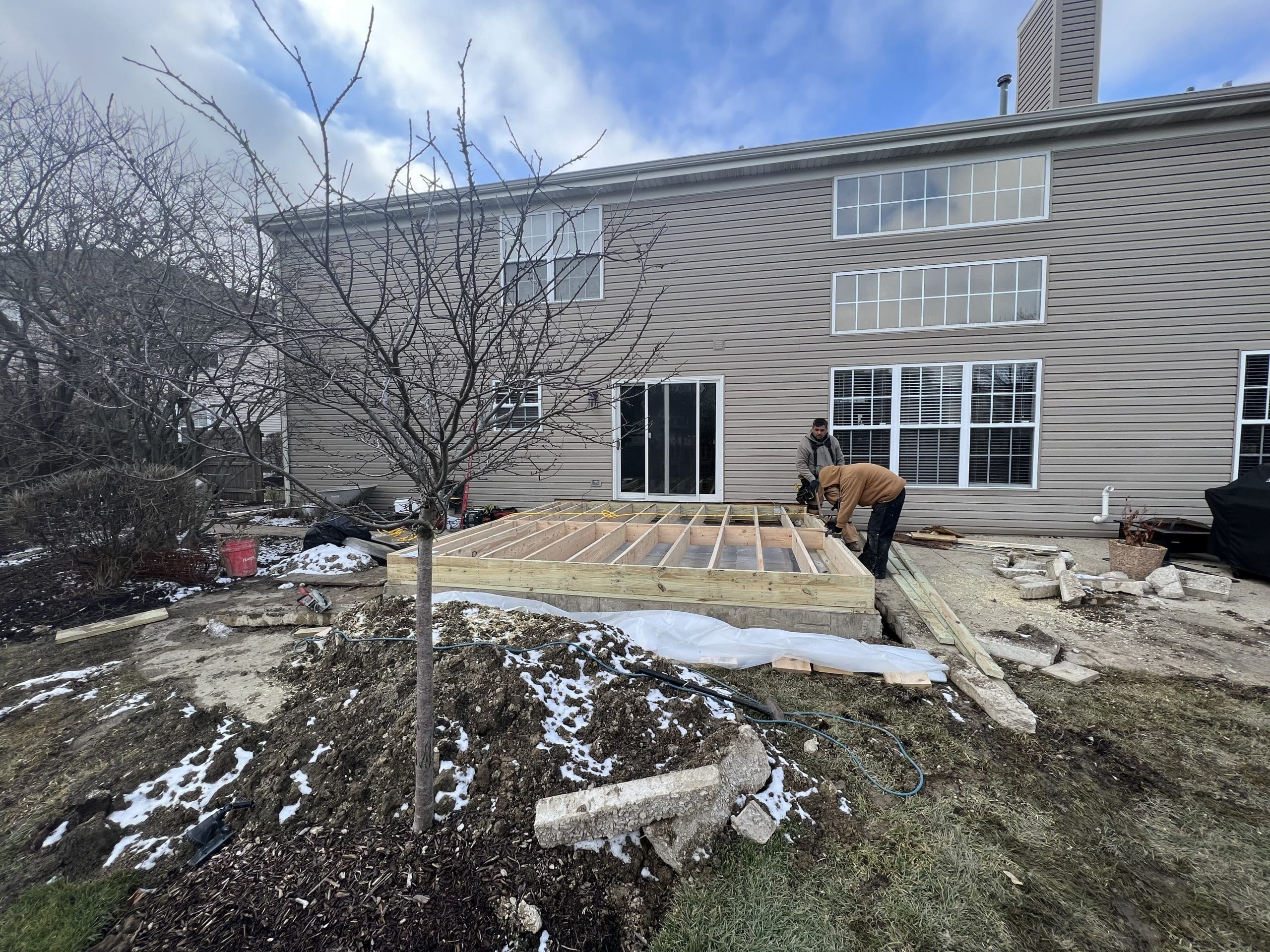 In Progress | Lake Villa, IL Sunroom Addition