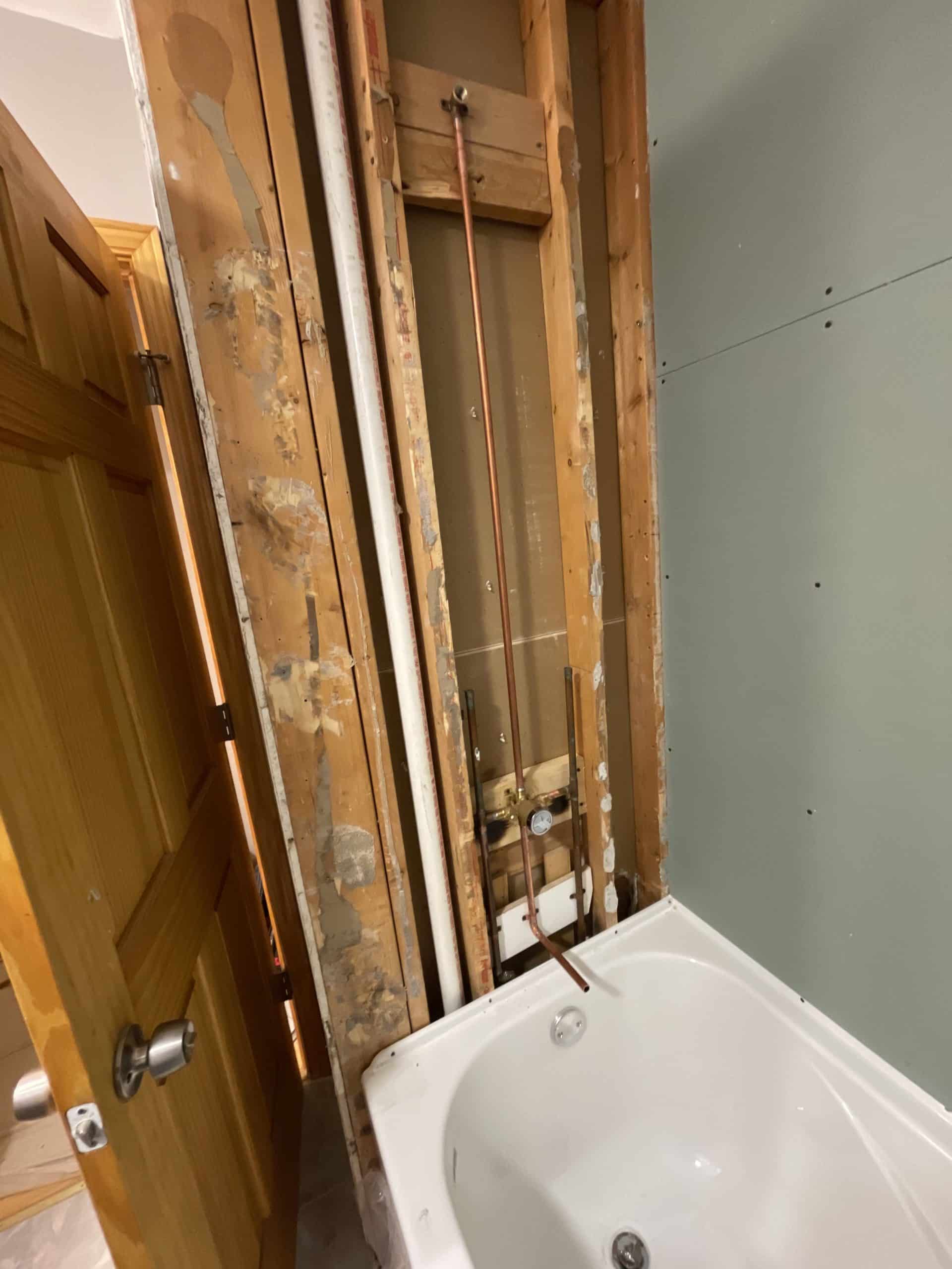 In Progress | Tub Surround Remodel