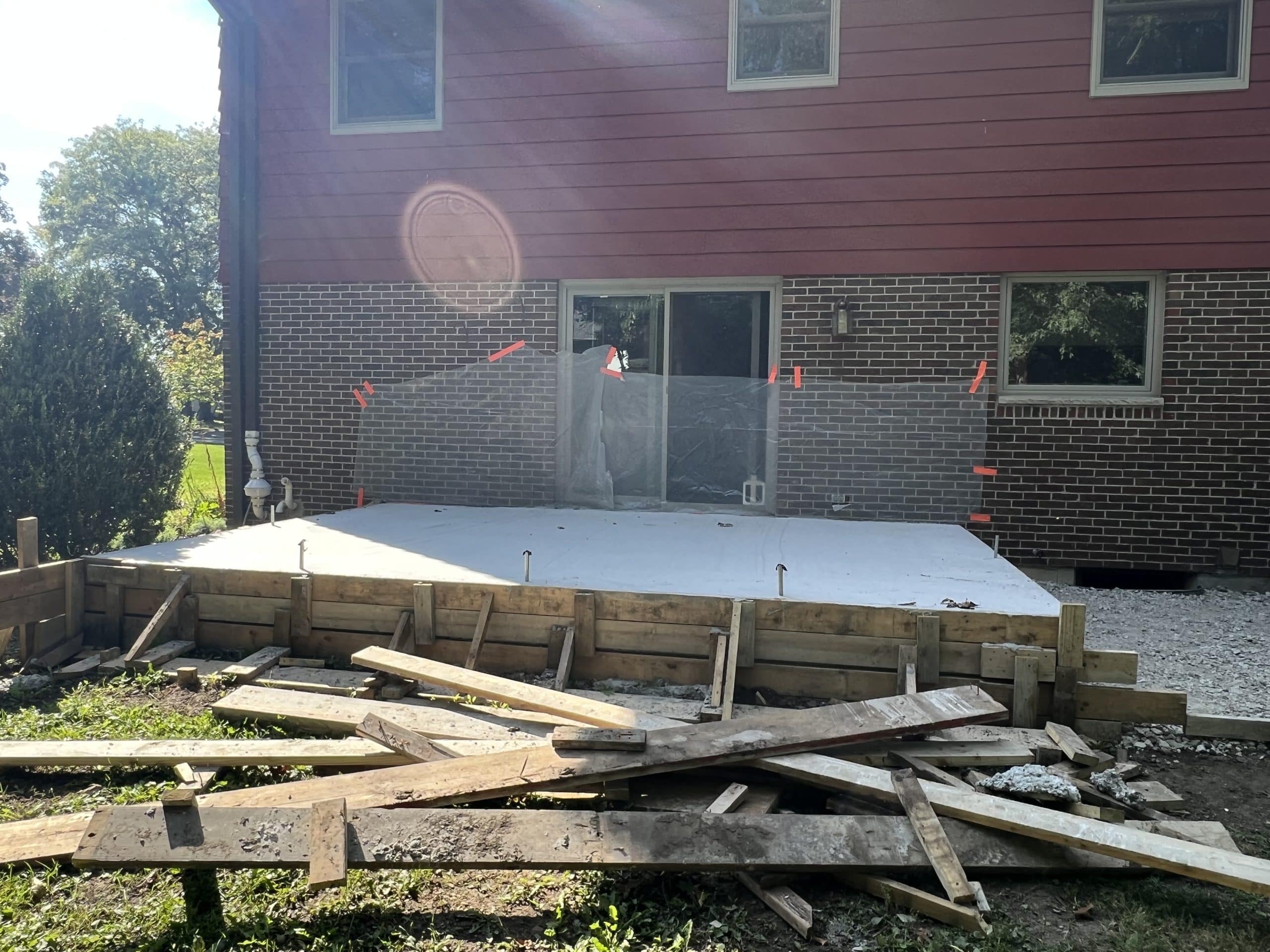 In Progress | Elgin, IL Sunroom Addition