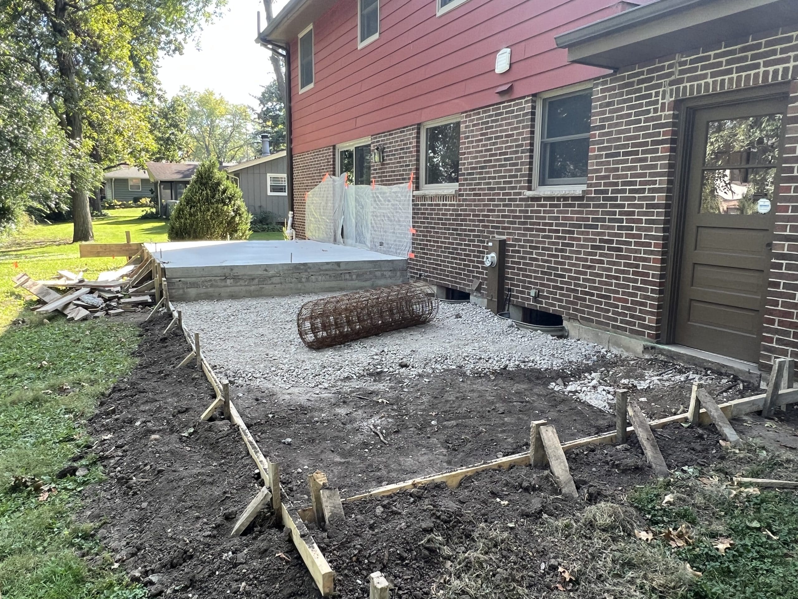 In Progress | Elgin, IL Sunroom Addition