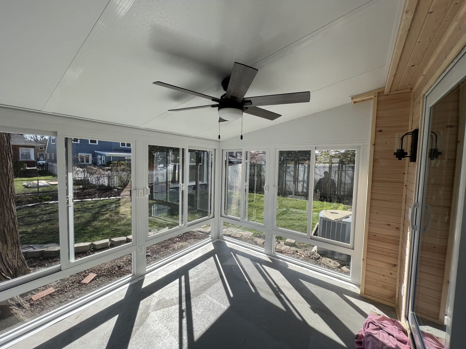 LaGrange Park, IL Three Season Sunroom Addition 2022 Veteran Owned