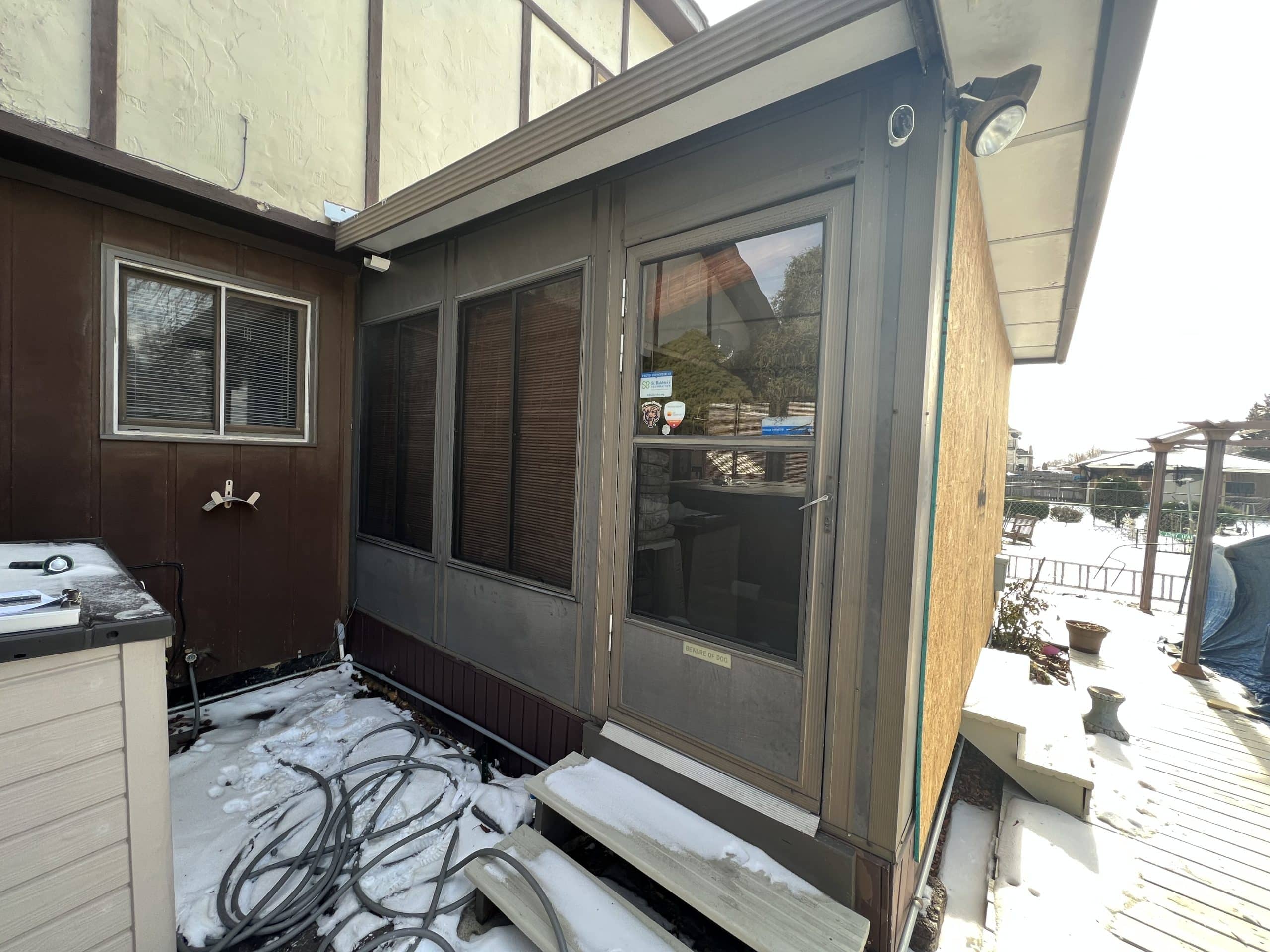 Before | Alsip, IL Three Season Sunroom