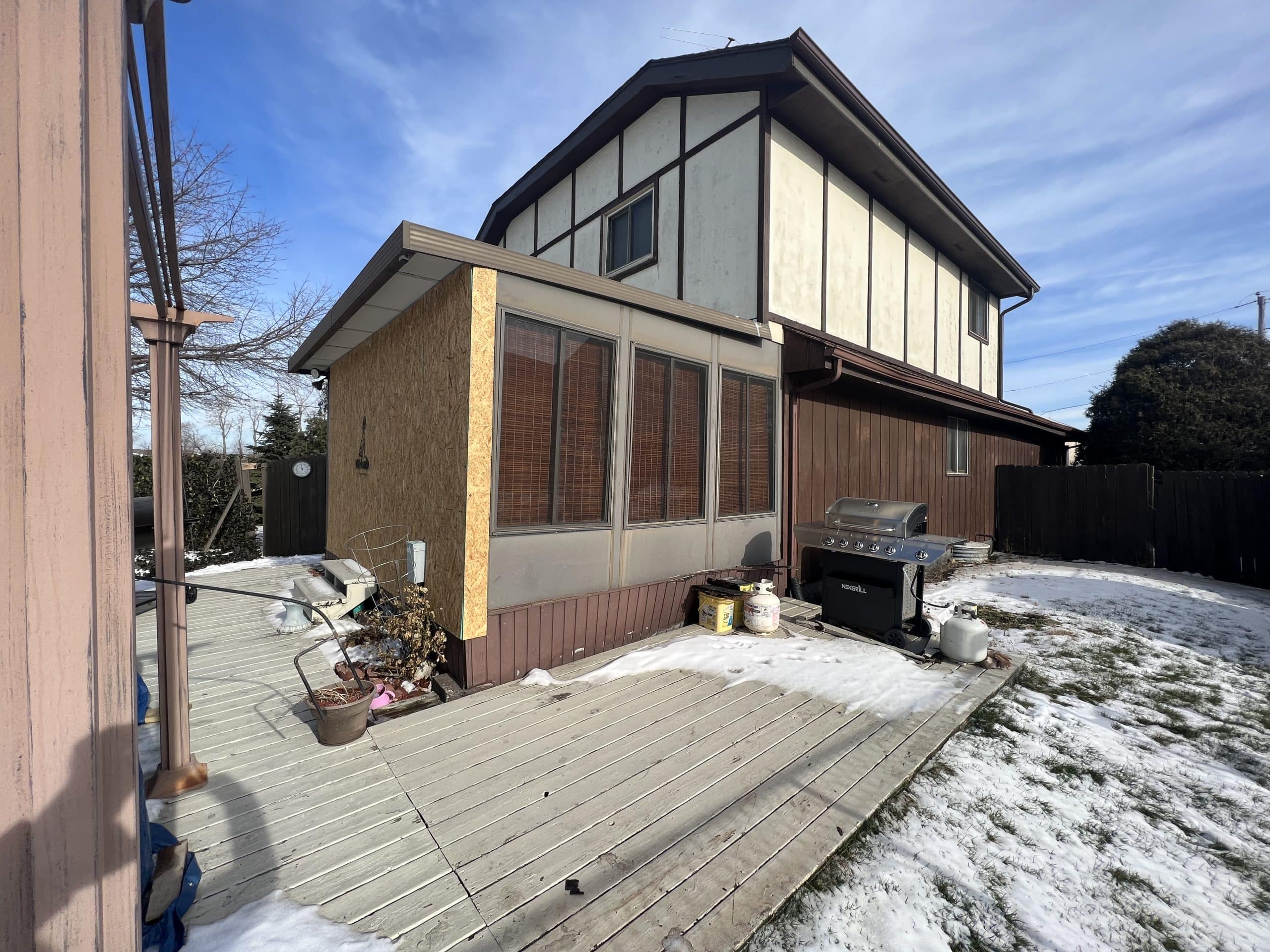 Before | Alsip, IL Three Season Sunroom