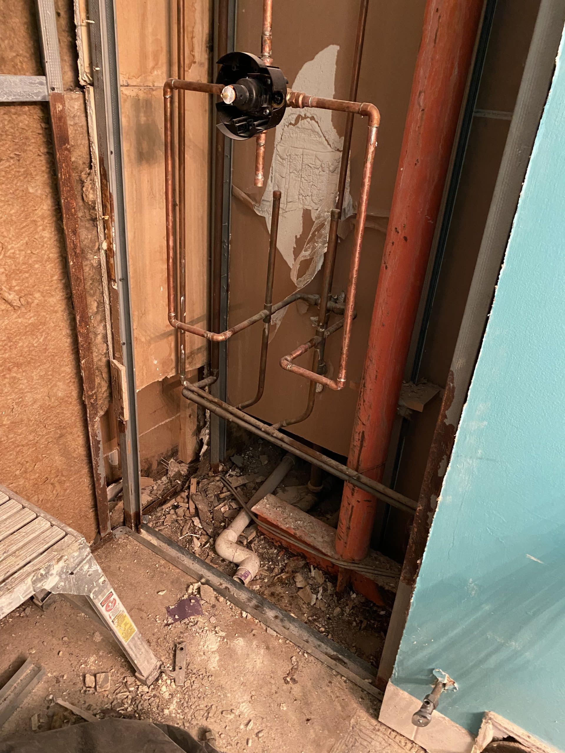 In Progress | Arlington Heights, IL Walk in Shower Installation