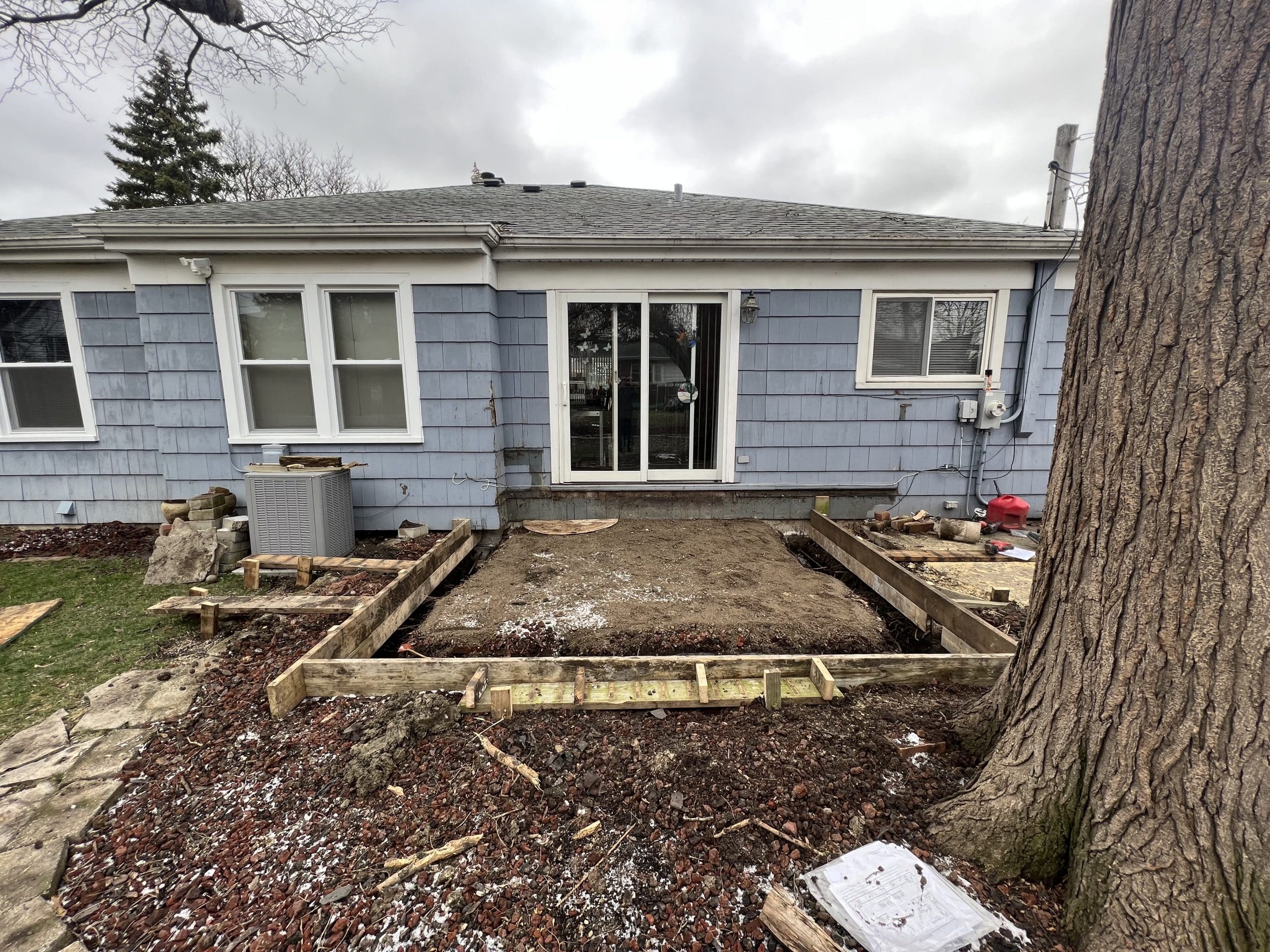 In Progress | LaGrange, IL Sunroom Addition