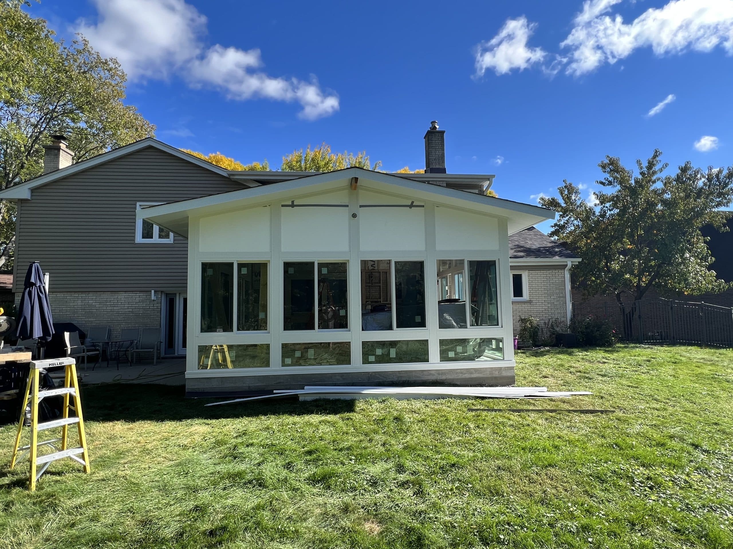 In Progress | Mount Prospect, IL Sunroom Addition