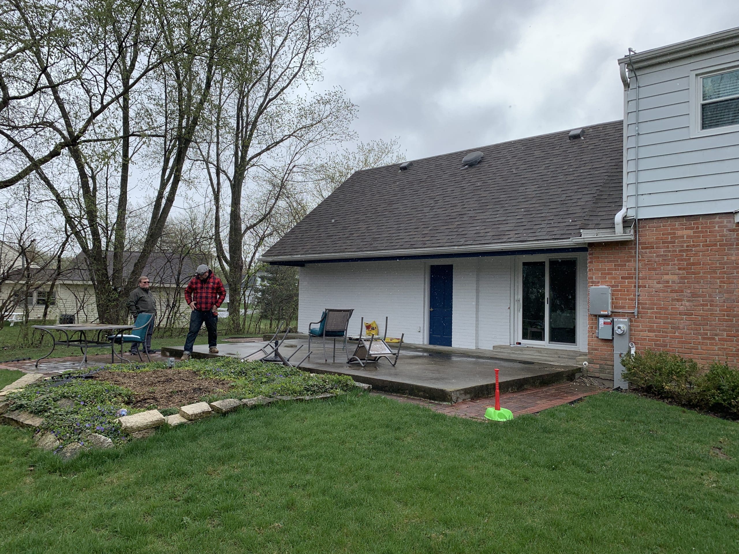 Before | Green Oaks, IL Sunroom Addition