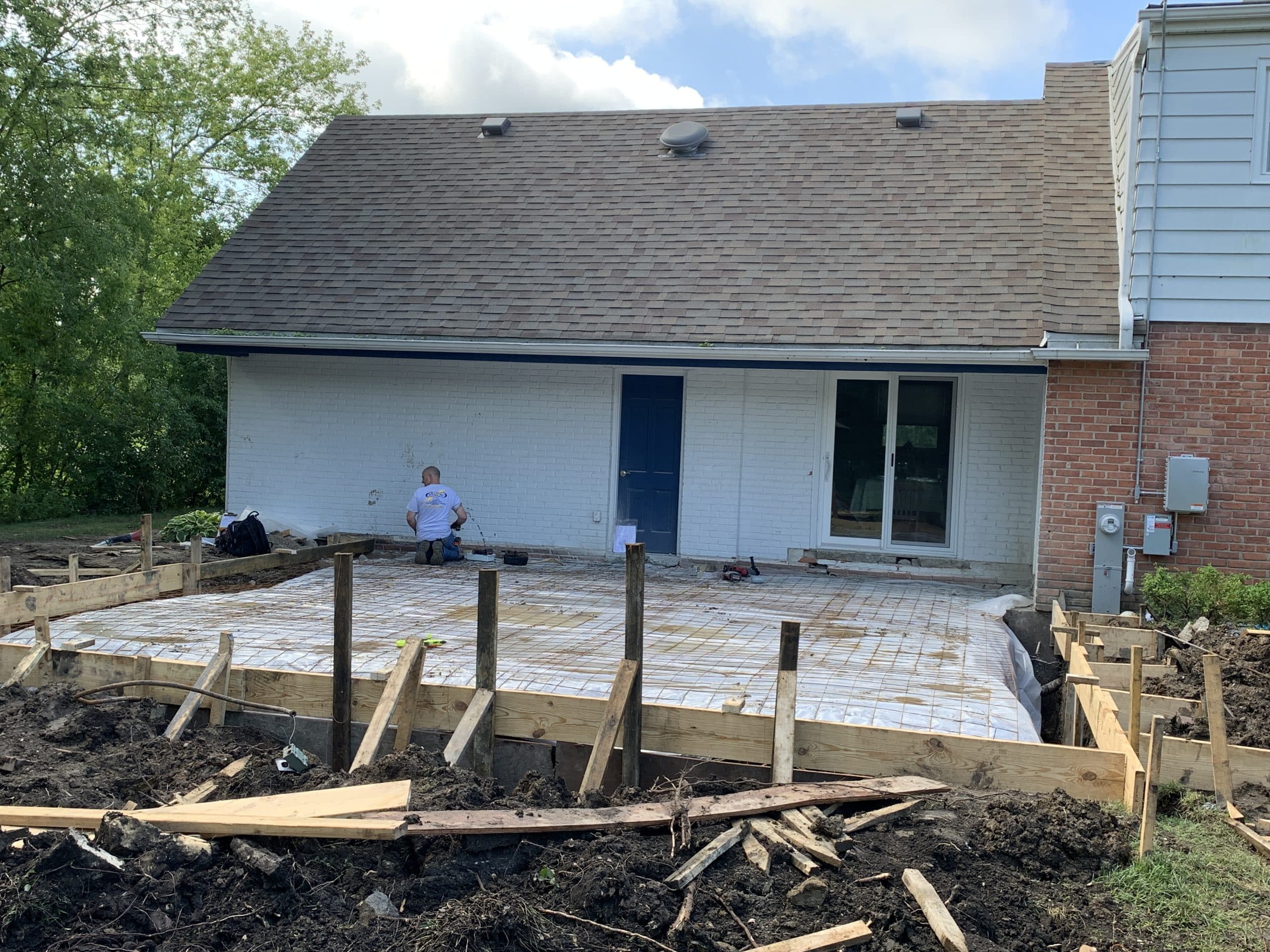 In Progress | Green Oaks, IL Sunroom Addition