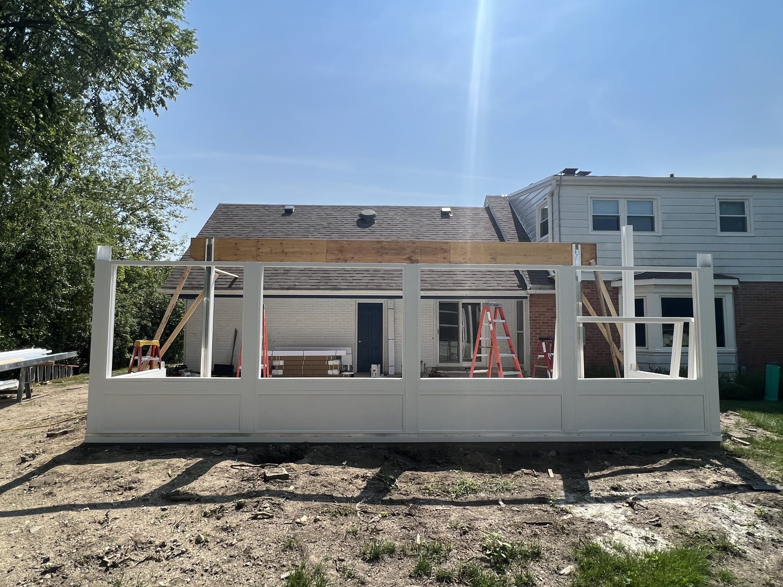 In Progress | Green Oaks, IL Sunroom Addition