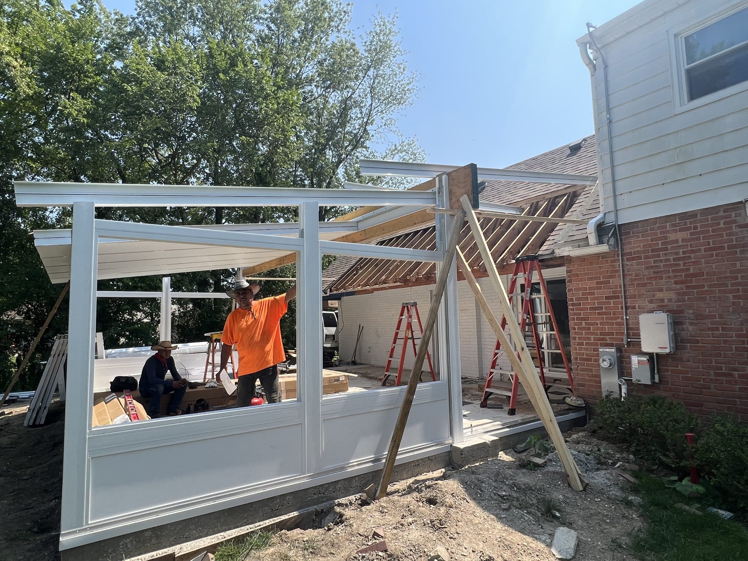 In Progress | Green Oaks, IL Sunroom Addition