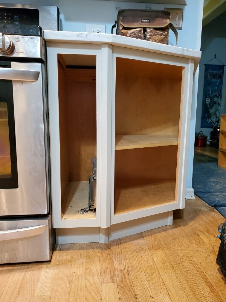 In Progress | Libertyville, IL Kitchen Cabinet Refacing