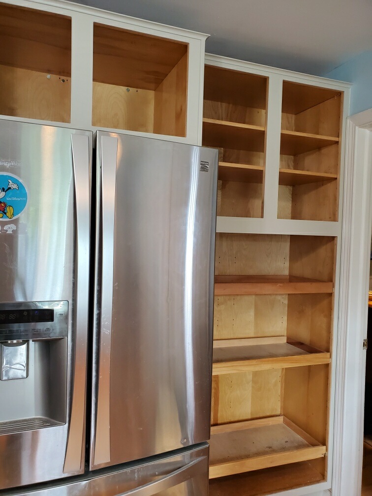 In Progress | Libertyville, IL Kitchen Cabinet Refacing