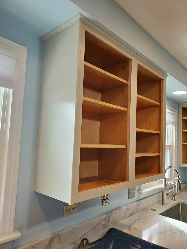 In Progress | Libertyville, IL Kitchen Cabinet Refacing