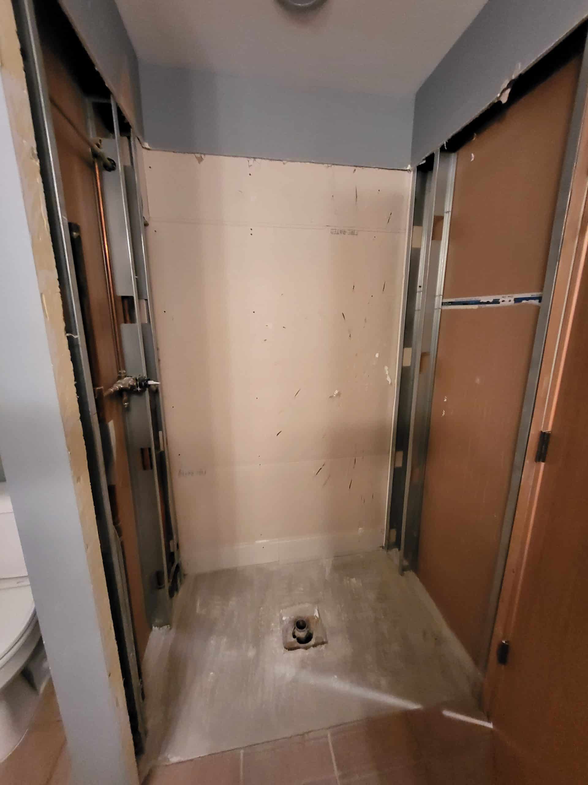 In Progress | Mount Prospect, IL Condo Bathroom Remodel