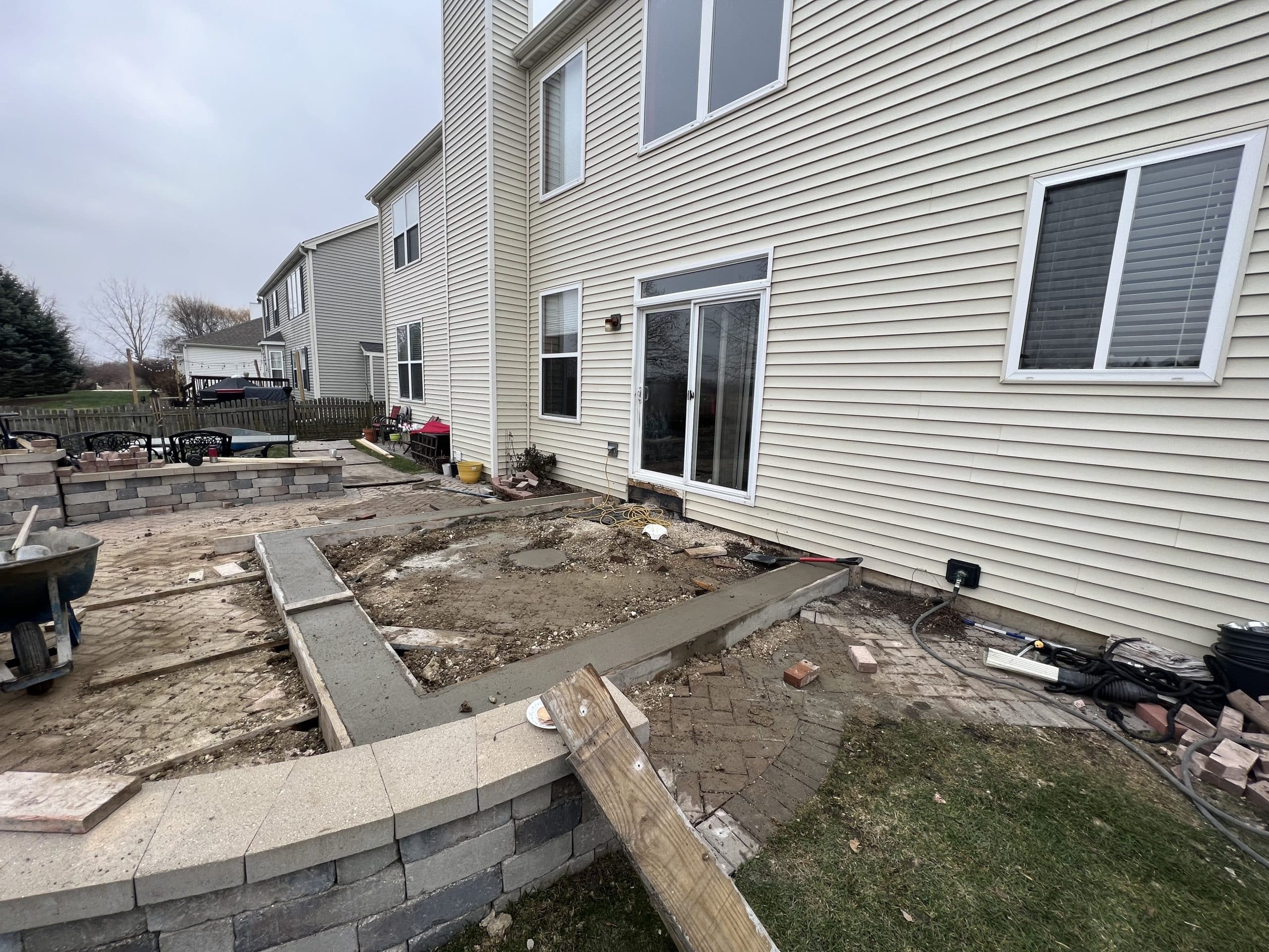 In Progress | Round Lake, IL Sunroom Addition