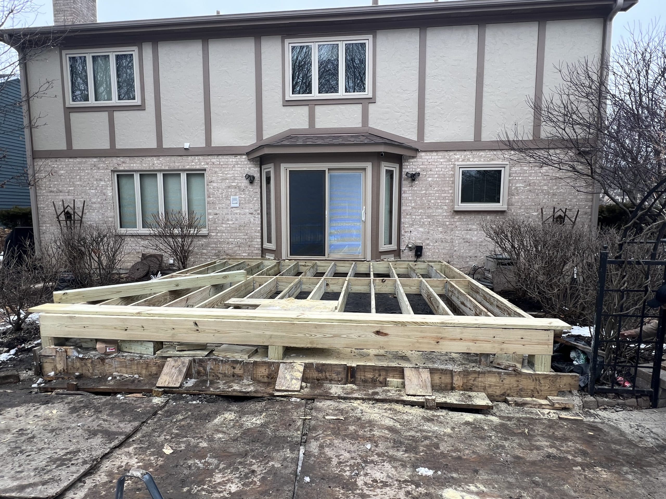 In Progress | Crystal Lake, IL Three Season Sunroom In Progress | Crystal Lake, IL Three Season Sunroom