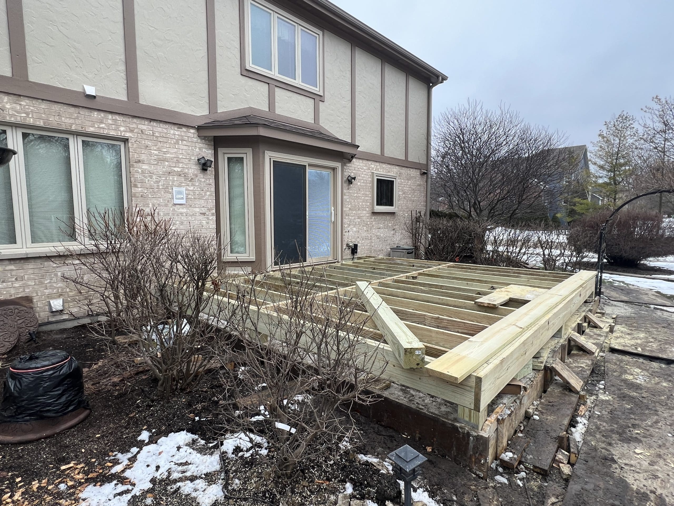 In Progress | Crystal Lake, IL Three Season Sunroom In Progress | Crystal Lake, IL Three Season Sunroom
