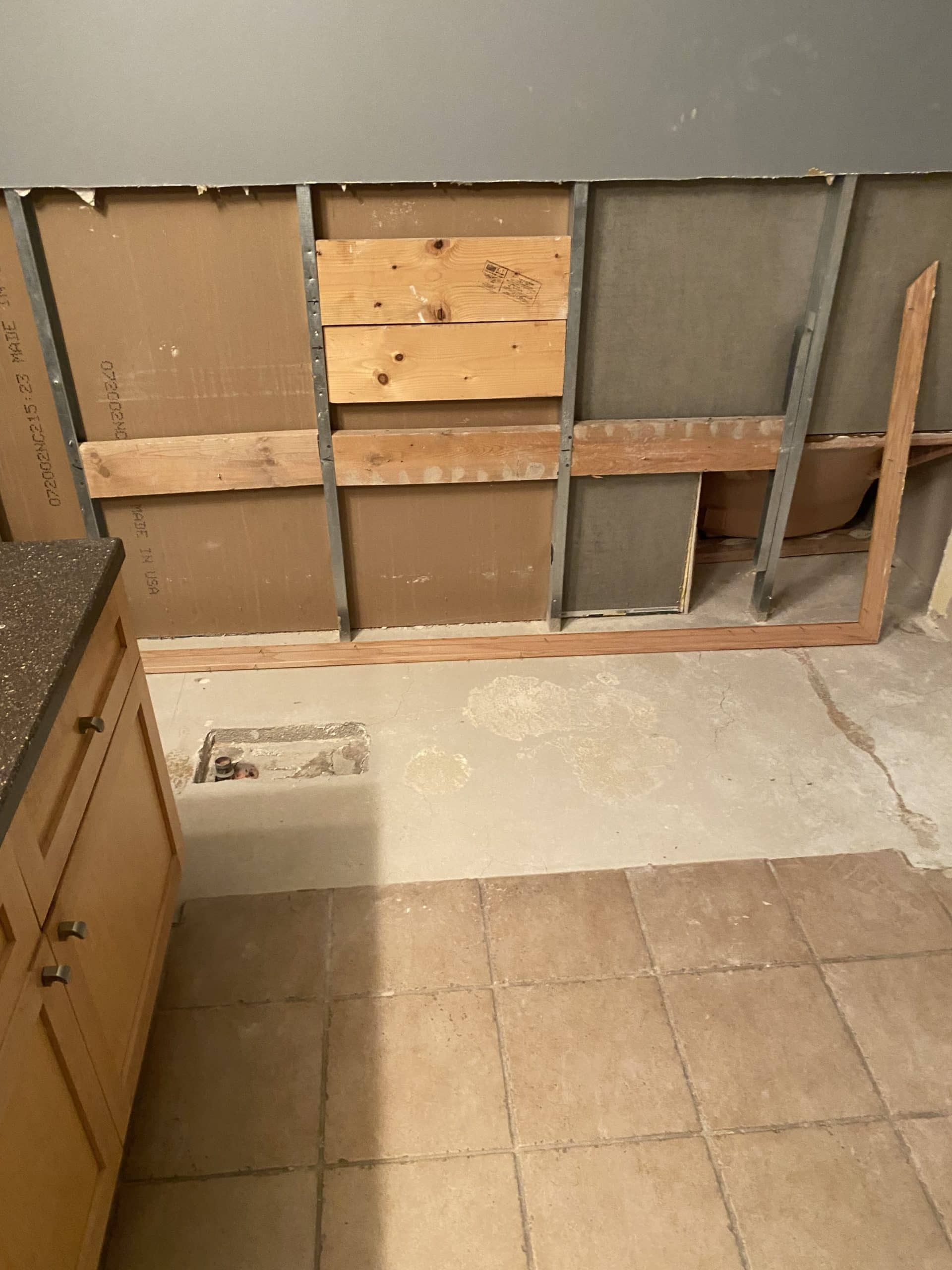 In Progress | Mount Prospect, IL Condo Bathroom Remodel