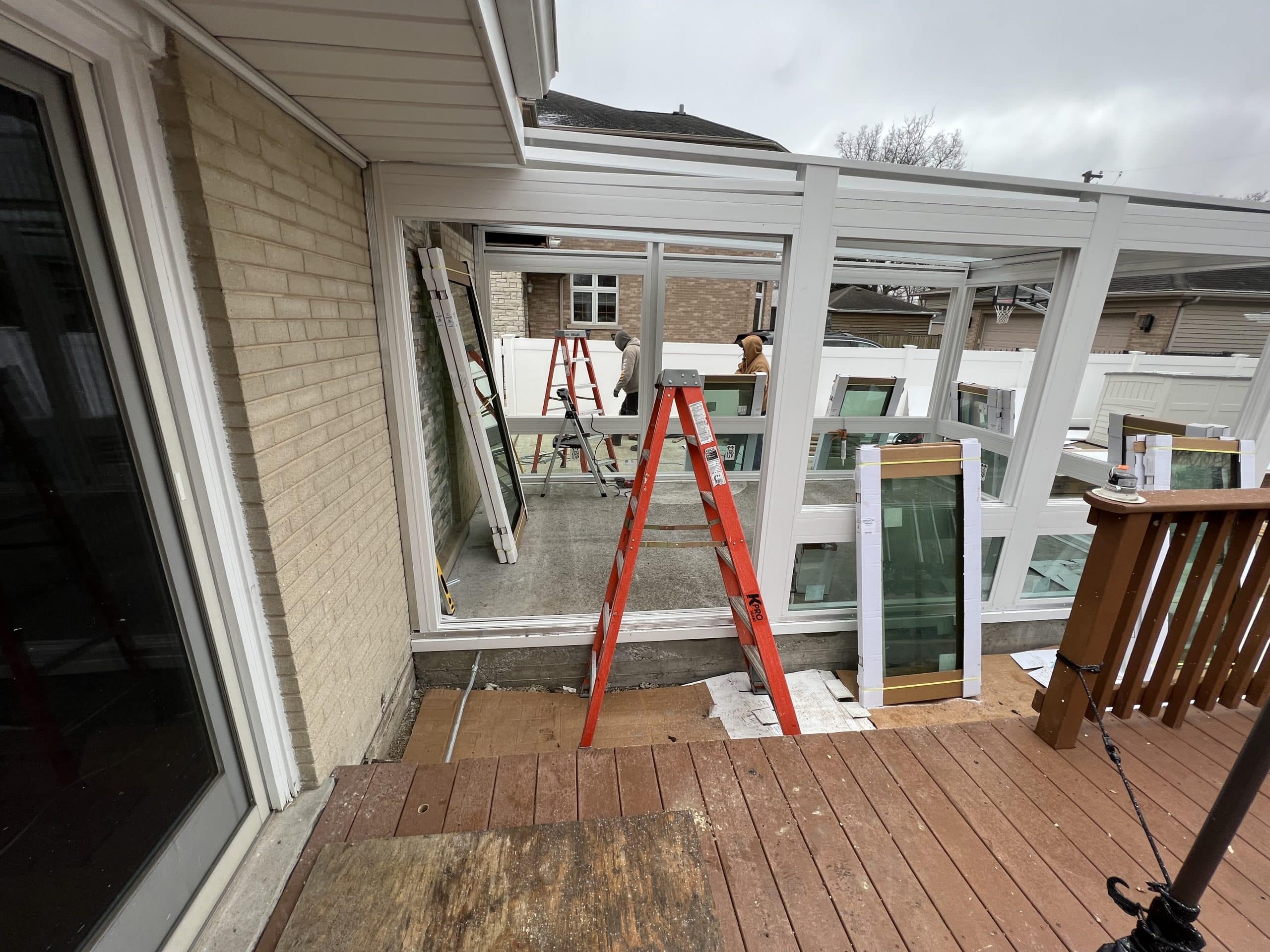 In Progress | Park Ridge, IL Sunroom Addition