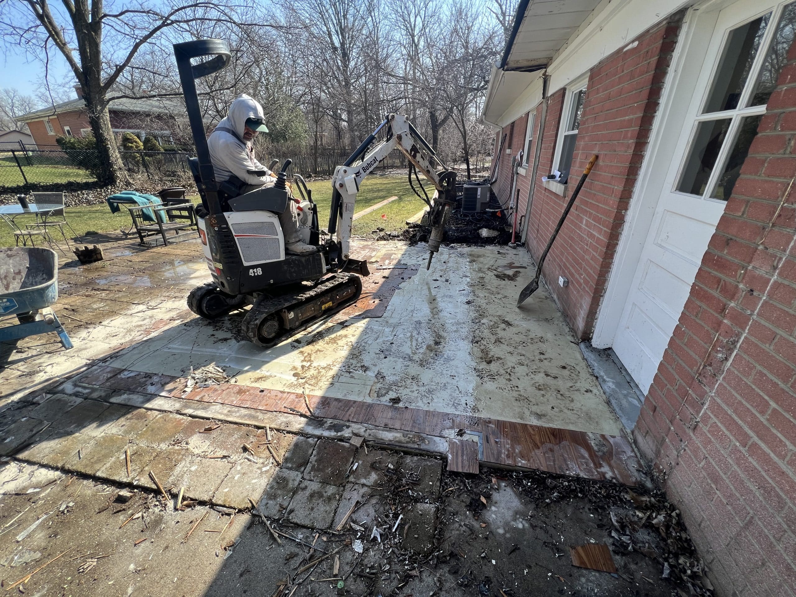 In Progress | Lombard, IL Sunroom Addition