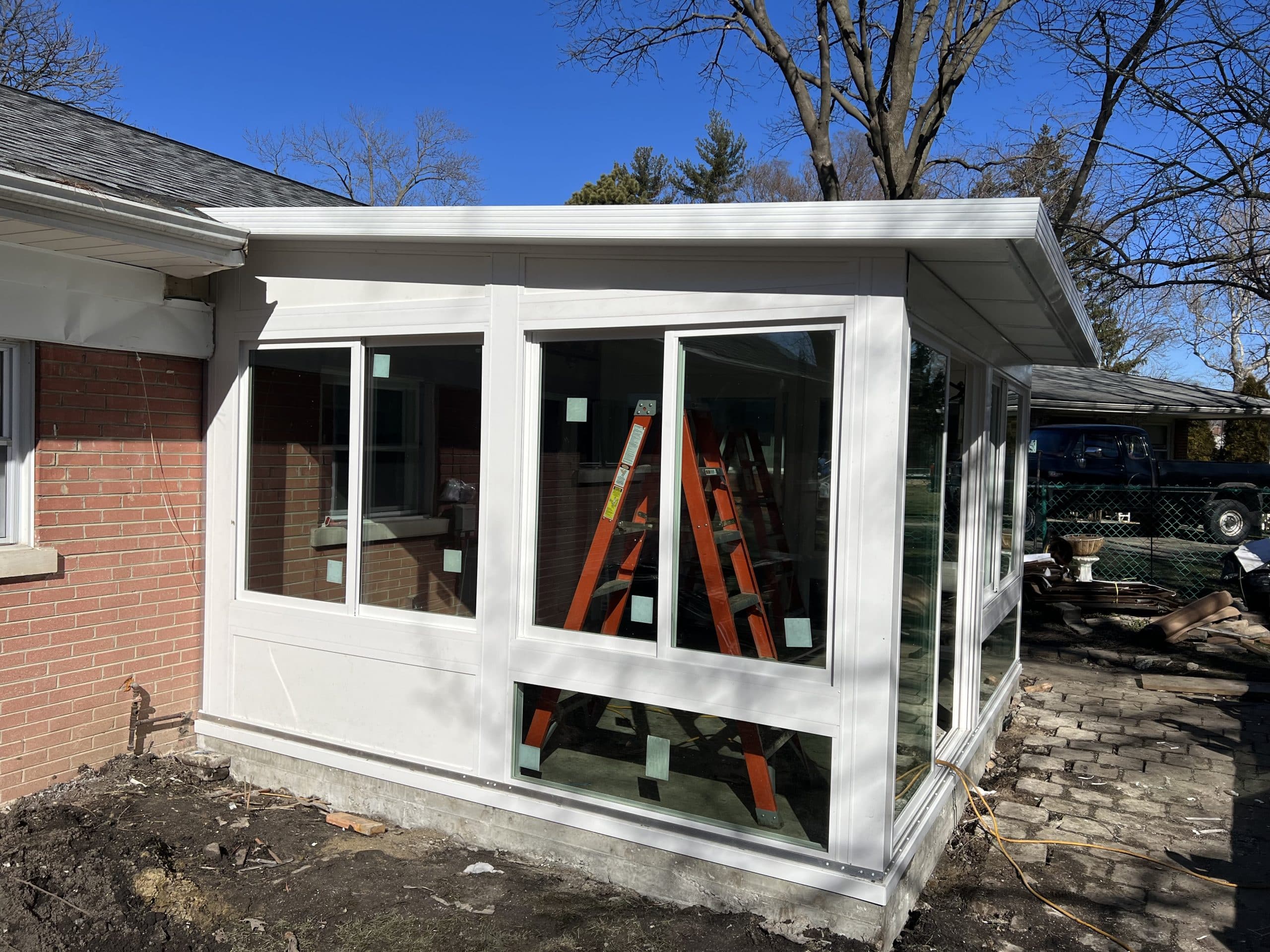 In Progress | Lombard, IL Sunroom Addition