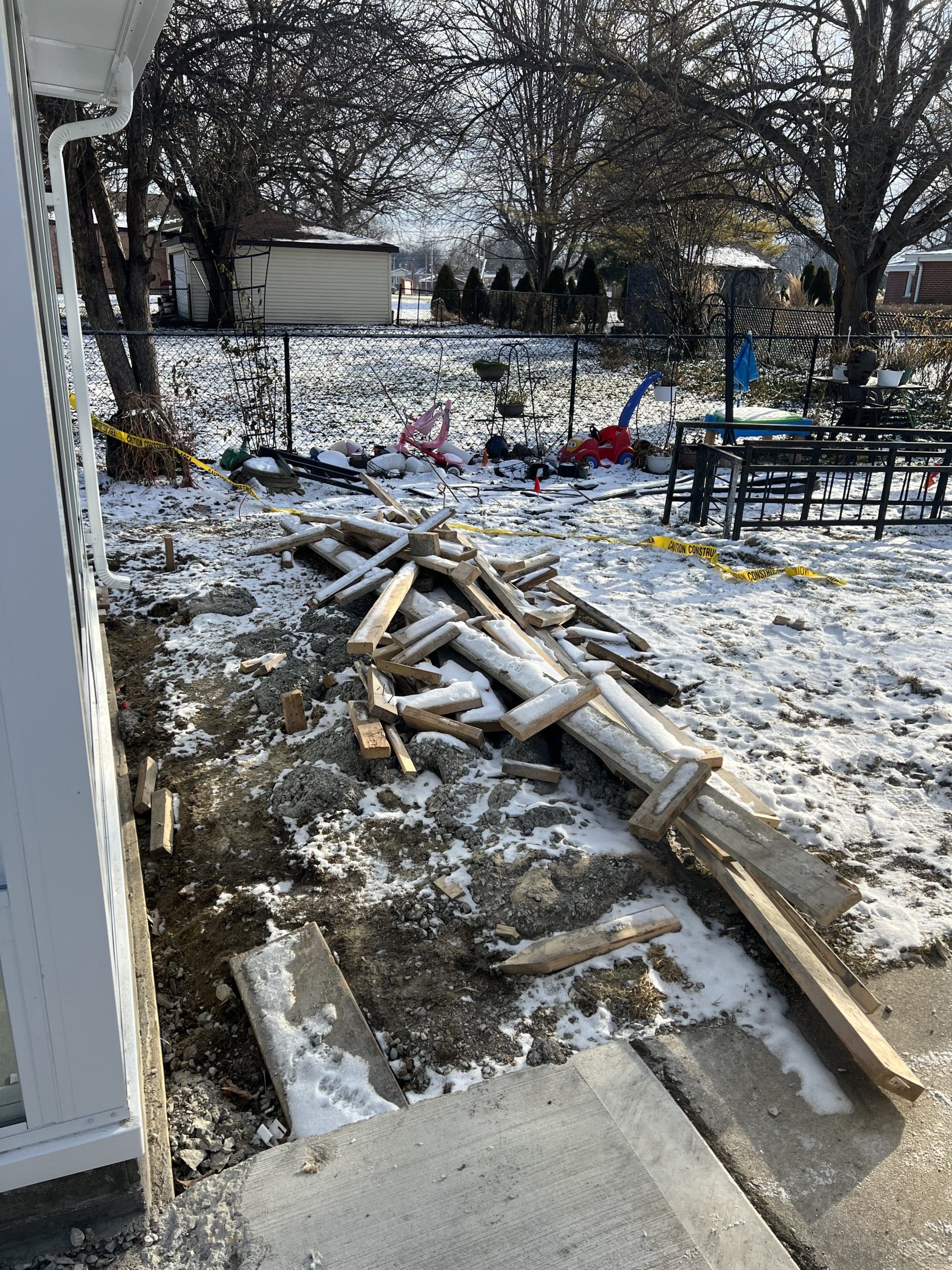 In Progress | Oak Lawn, IL Three Season Patio Enclosure