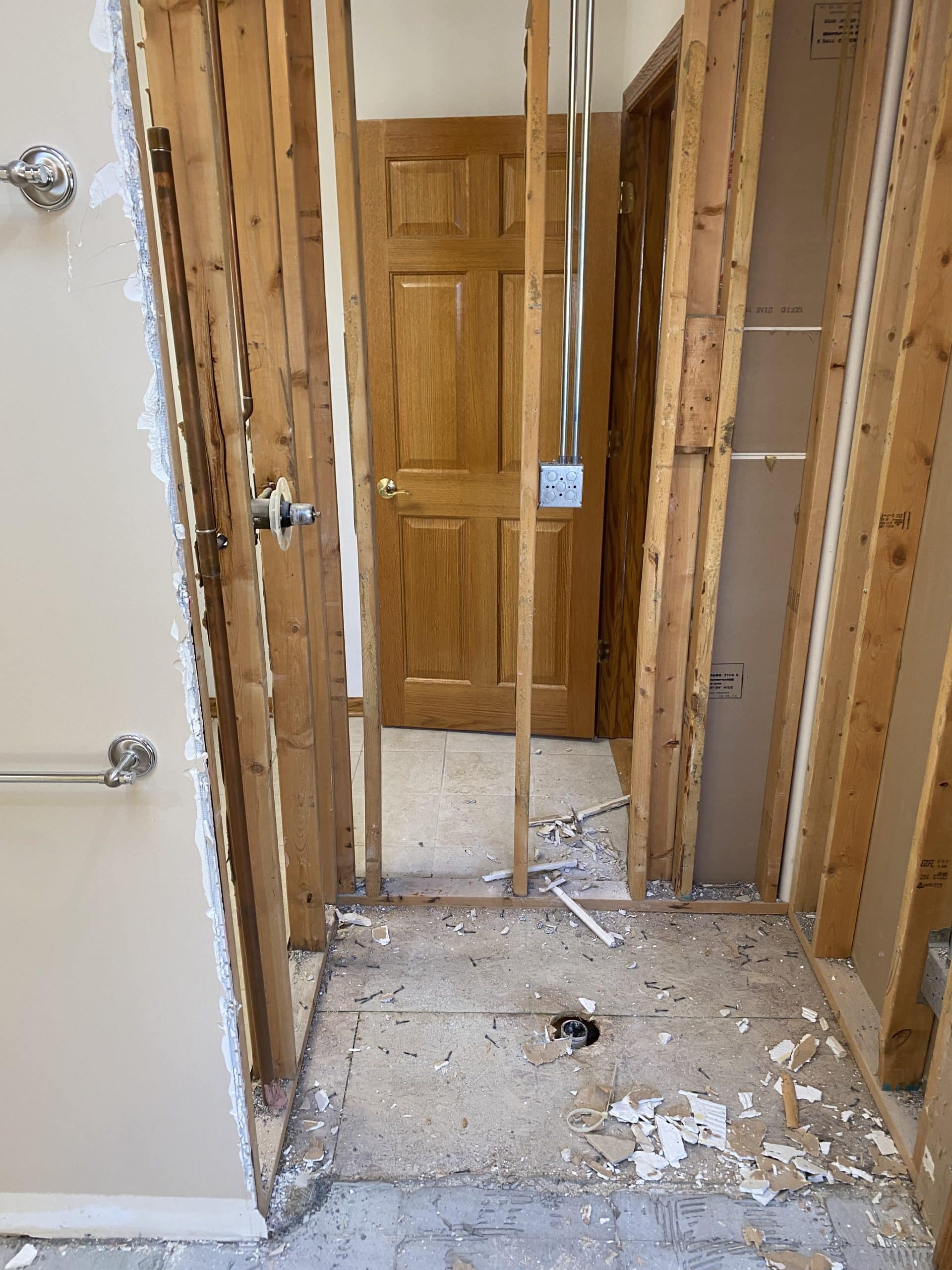 In Progress | Glenview, IL Master Bathroom Remodel