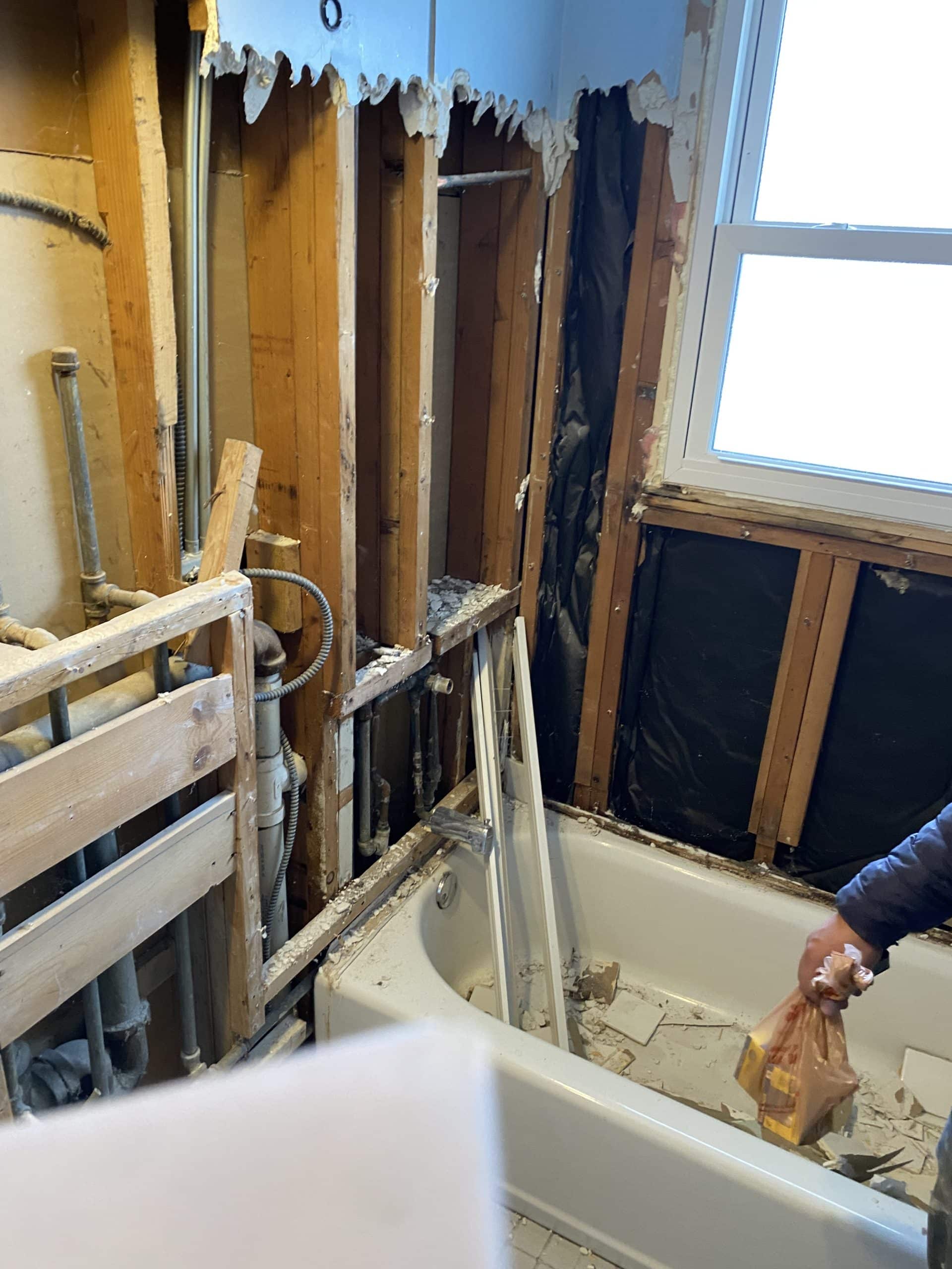 In Progress | Rolling Meadows, IL Small Bathroom