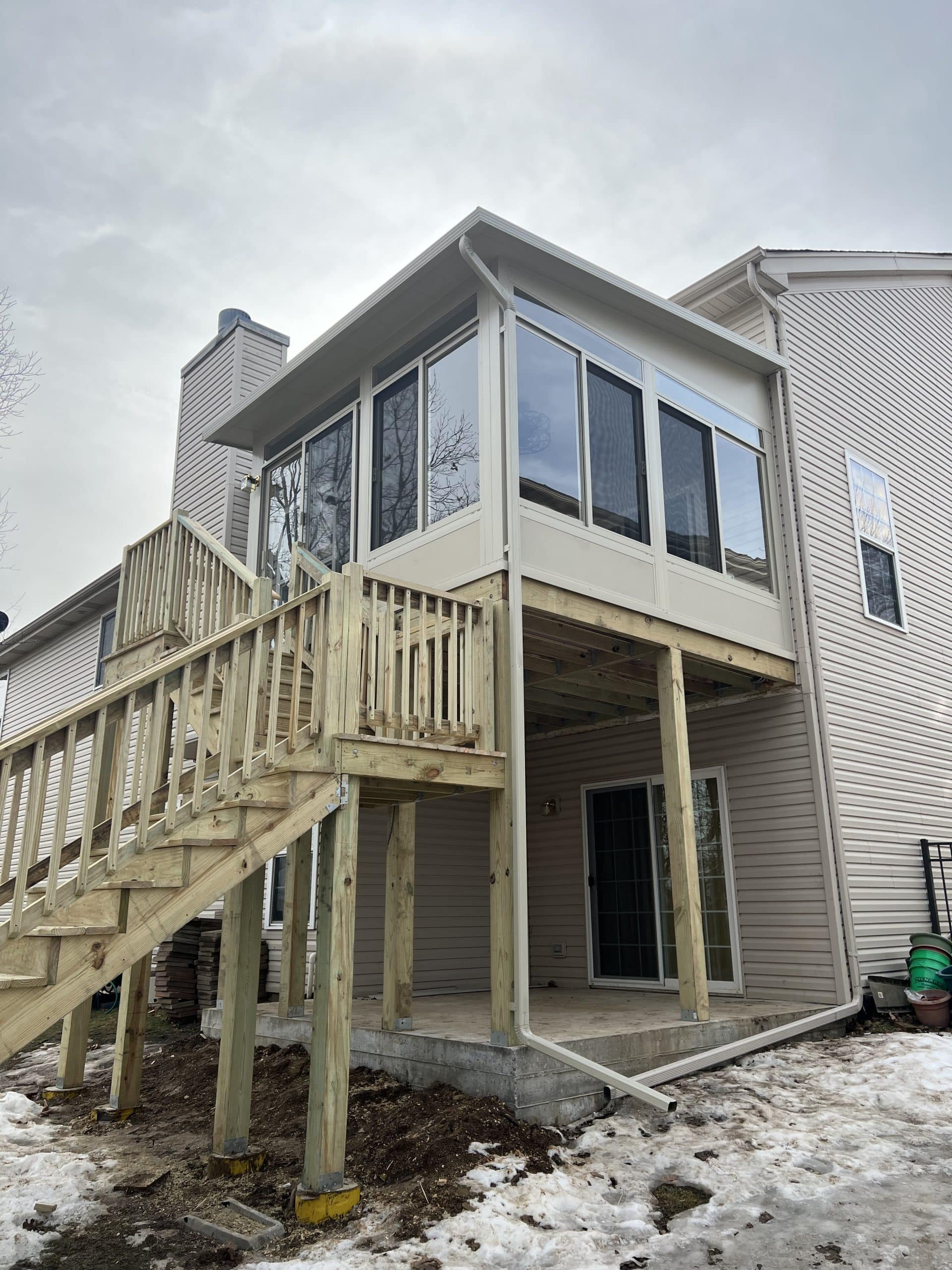 After | Hoffman Estates, IL Raised Sunroom Addition