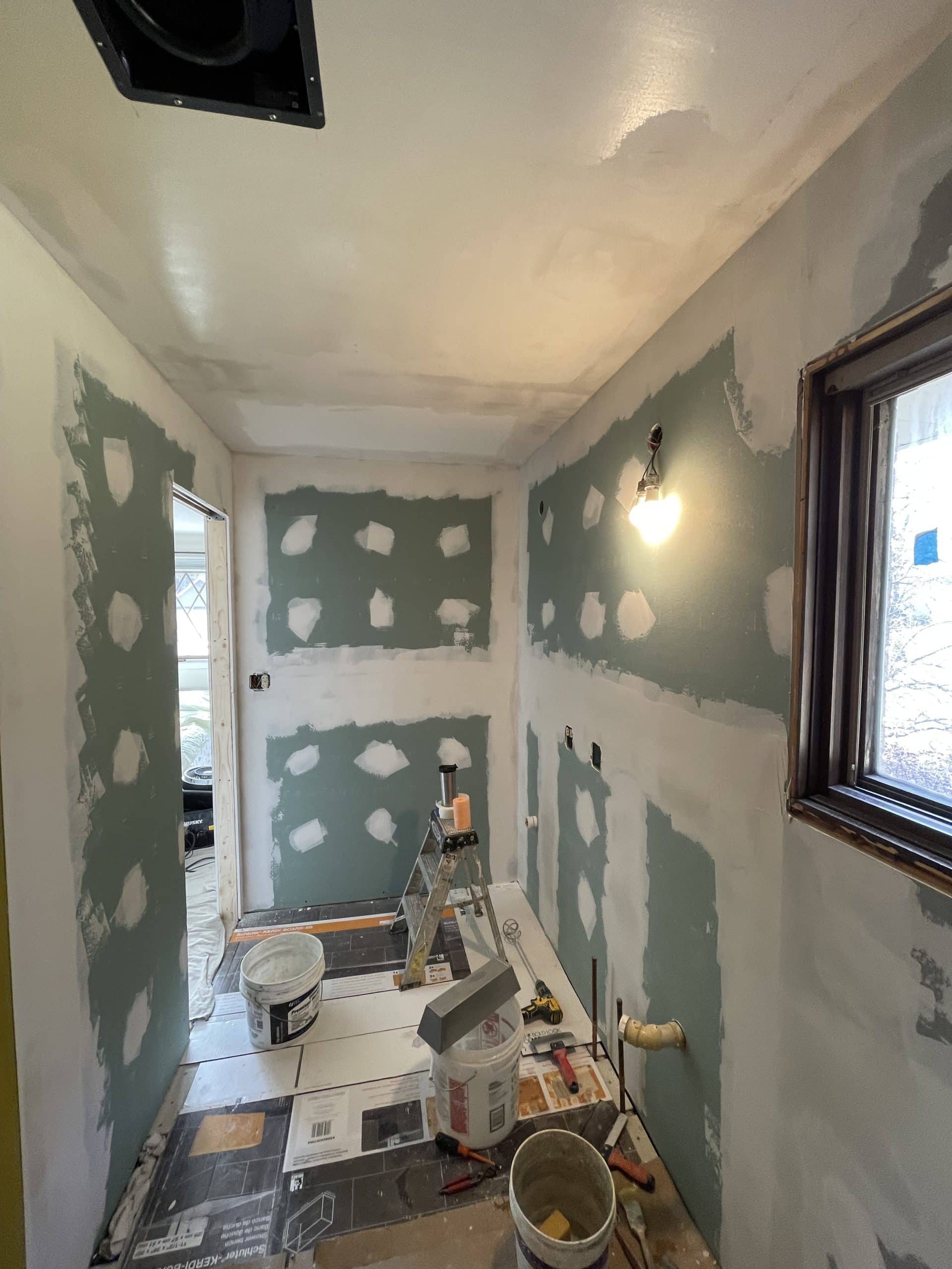 In Progress | St. Charles, IL Bathroom Remodel