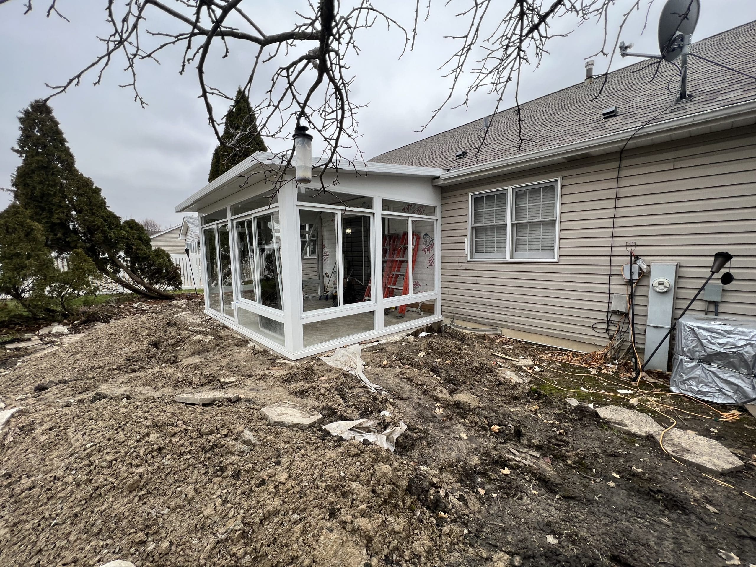 In Progress | Crete, IL Three Season Sunroom