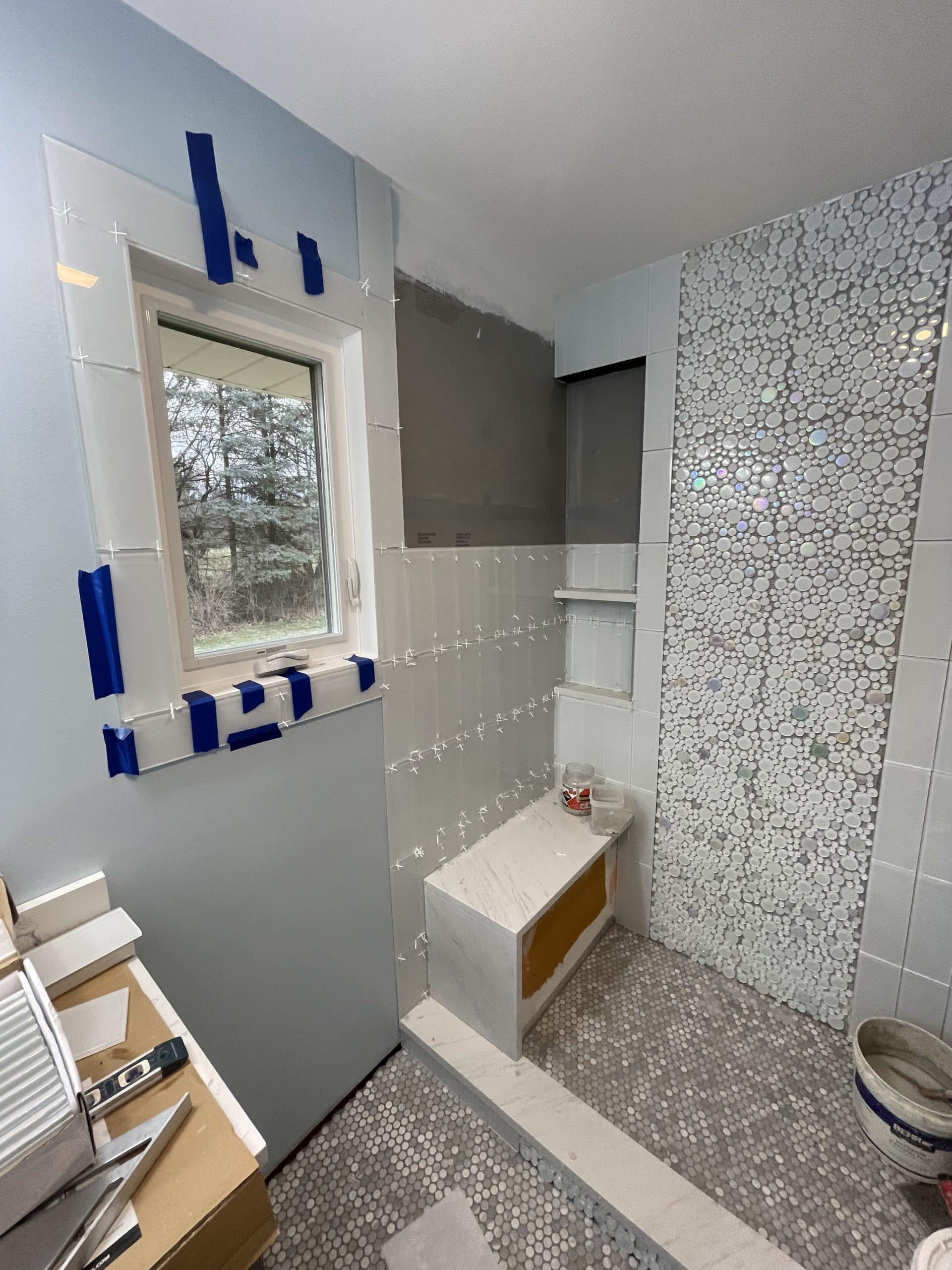 In Progress | St. Charles, IL Bathroom Remodel