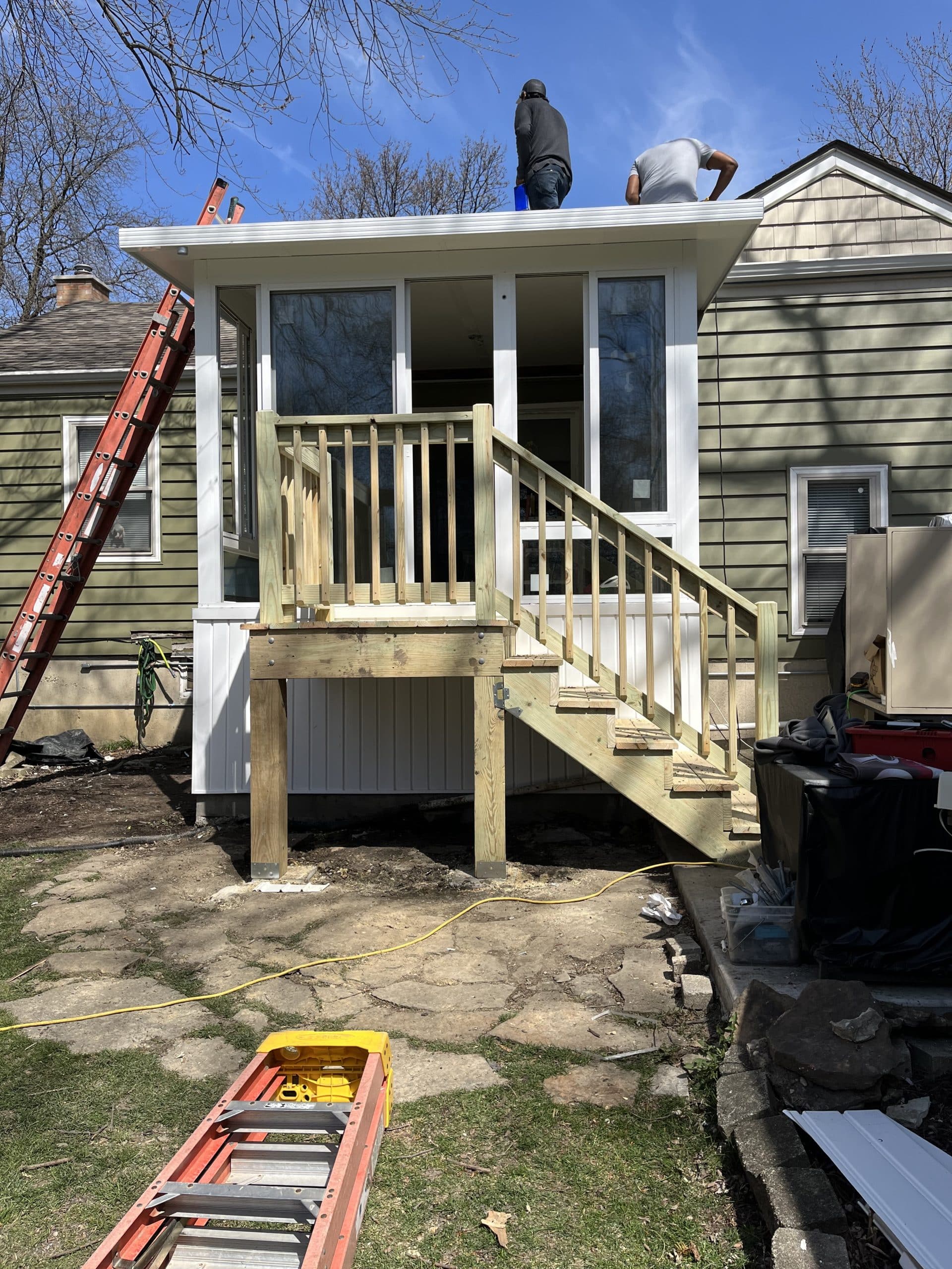 In Progress | Downers Grove, IL Three Season Sunroom