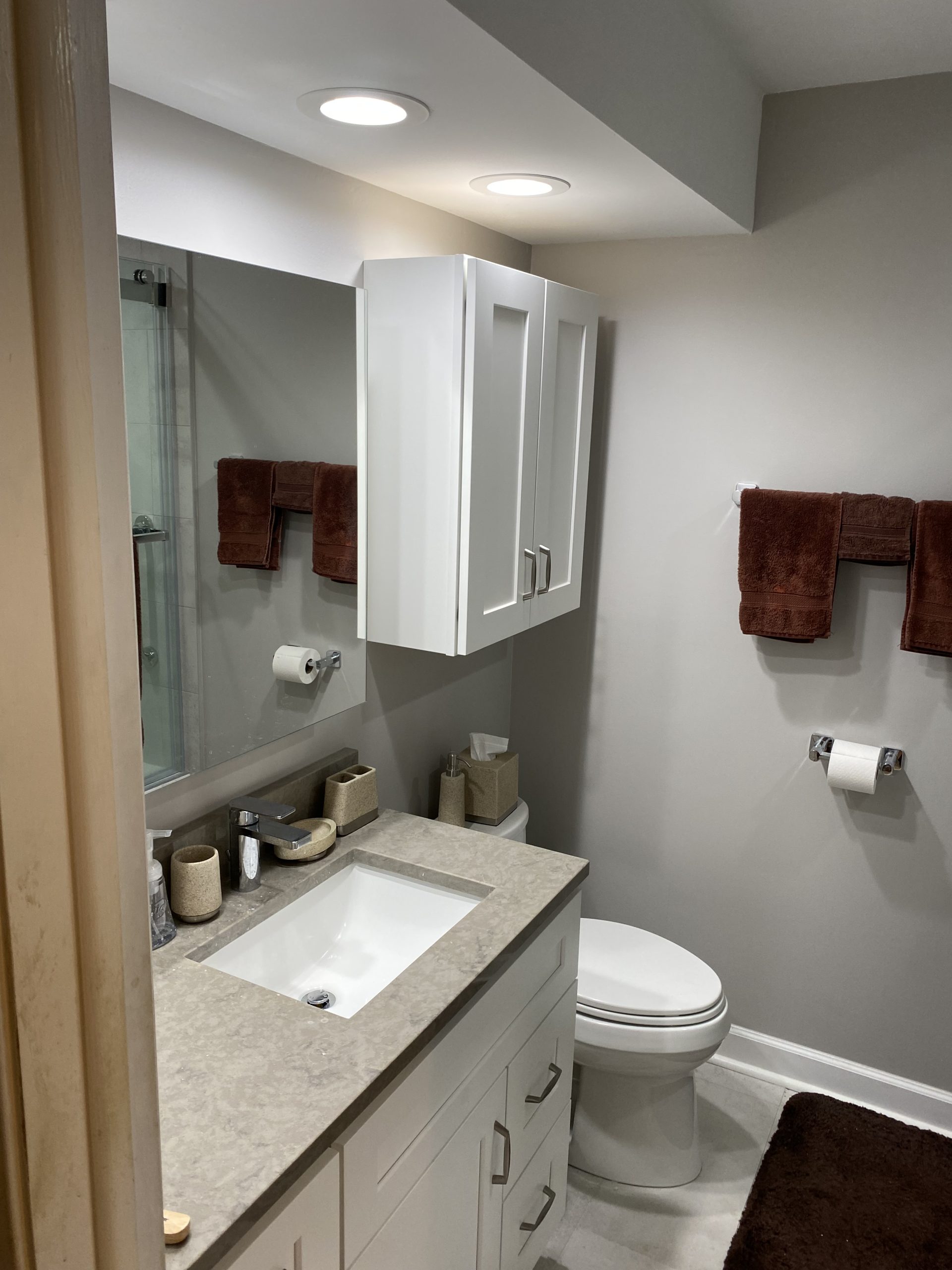 After | Buffalo Grove, IL Small Bathroom Remodel