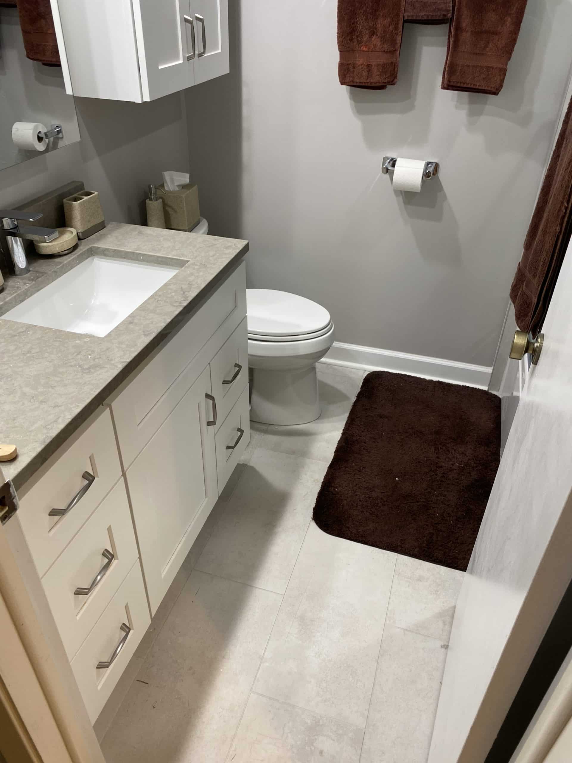 After | Buffalo Grove, IL Small Bathroom Remodel