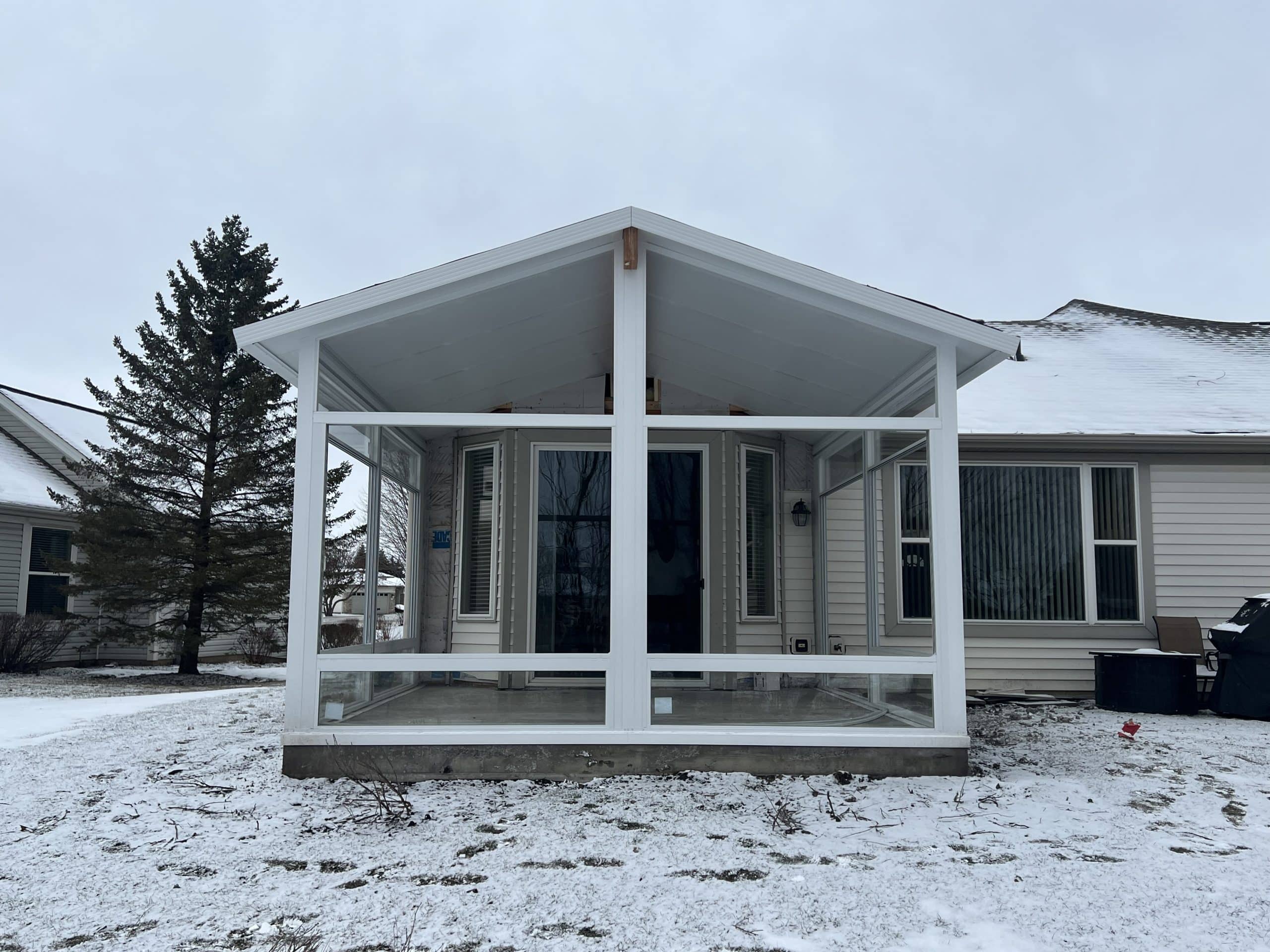 In Progress | Huntley, IL Enclosed Patio