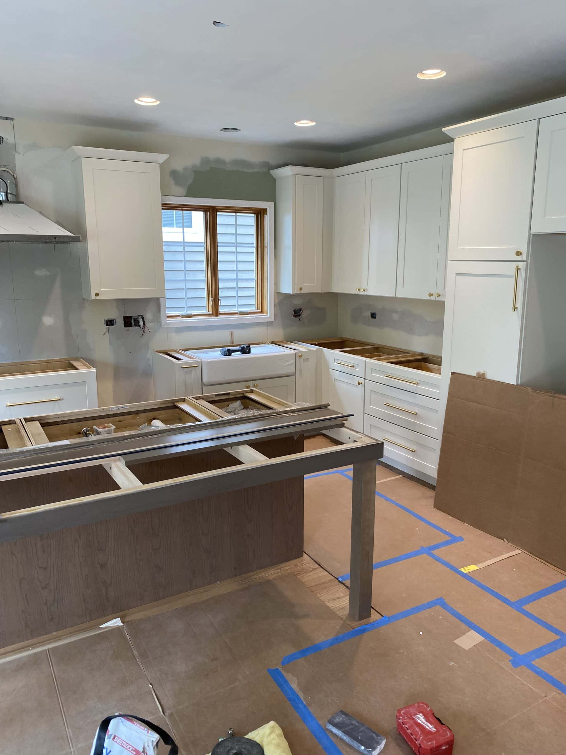 In Progress | Glenview, IL Kitchen Remodel