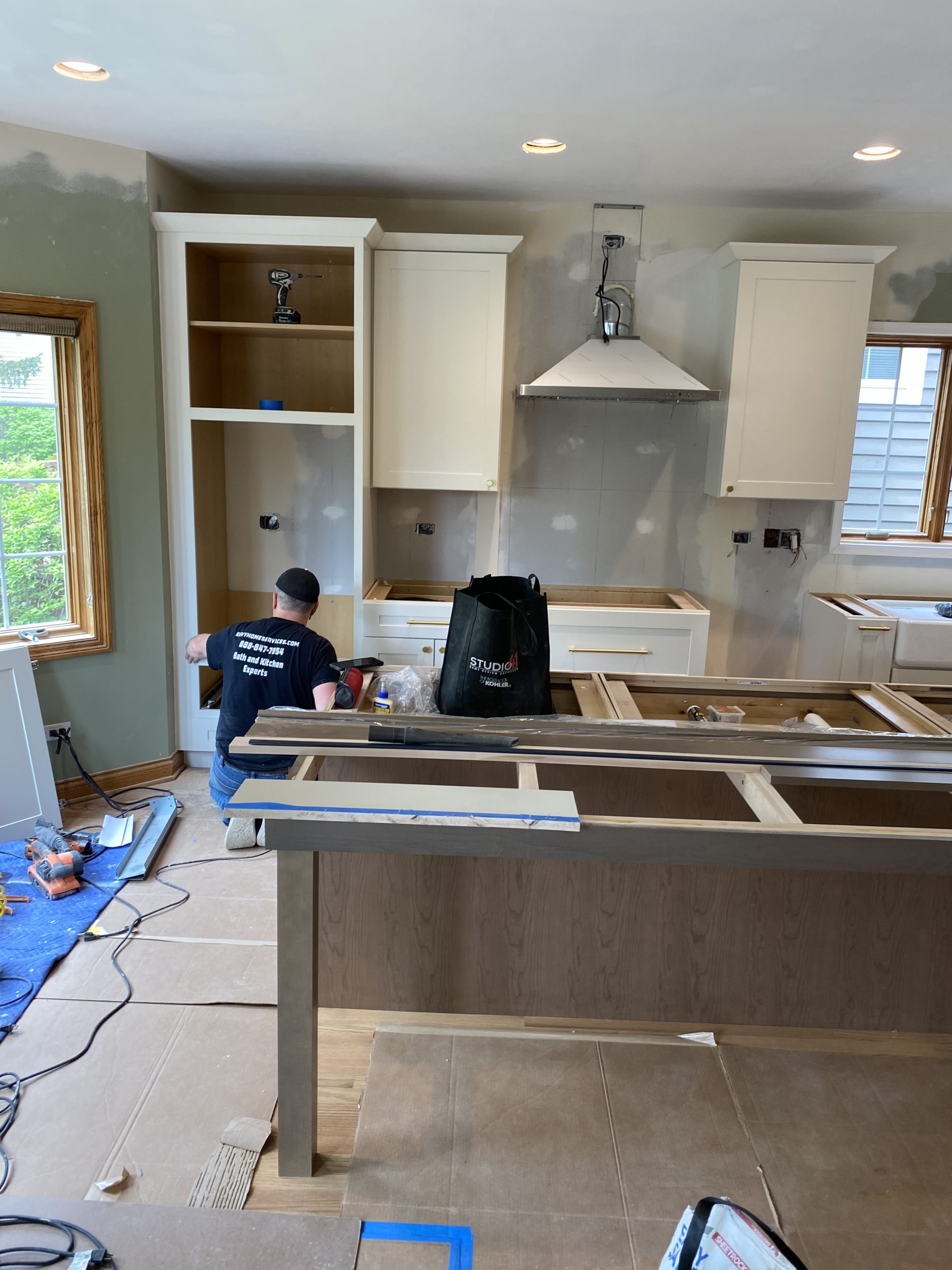 In Progress | Glenview, IL Kitchen Remodel