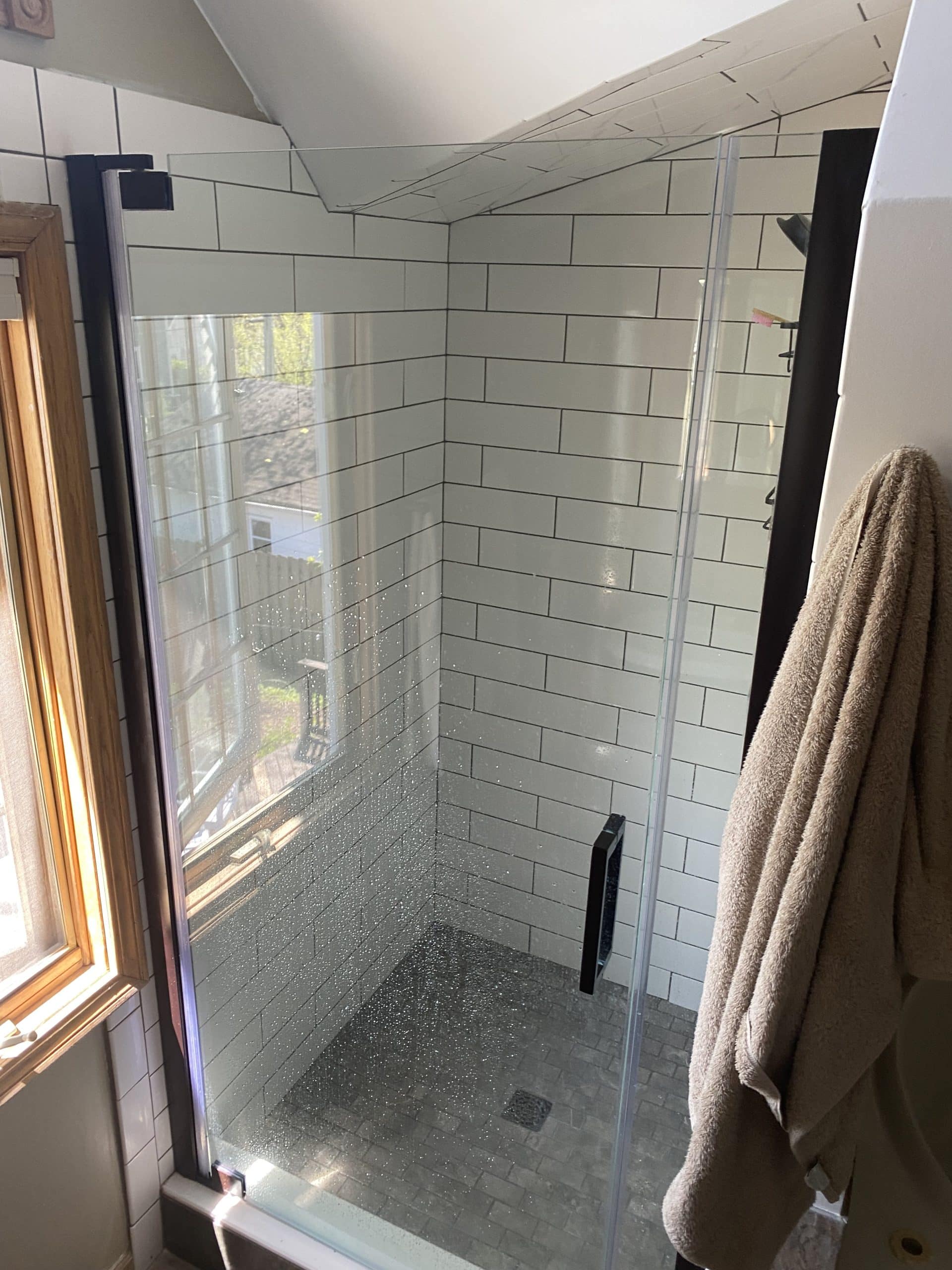 After | Deerfield, IL Sloped Shower Remodel