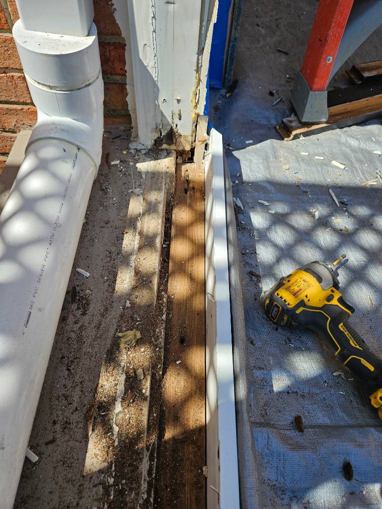 In Progress | Schaumburg, IL Sunroom Replacement In Progress | Schaumburg, IL Sunroom Replacement