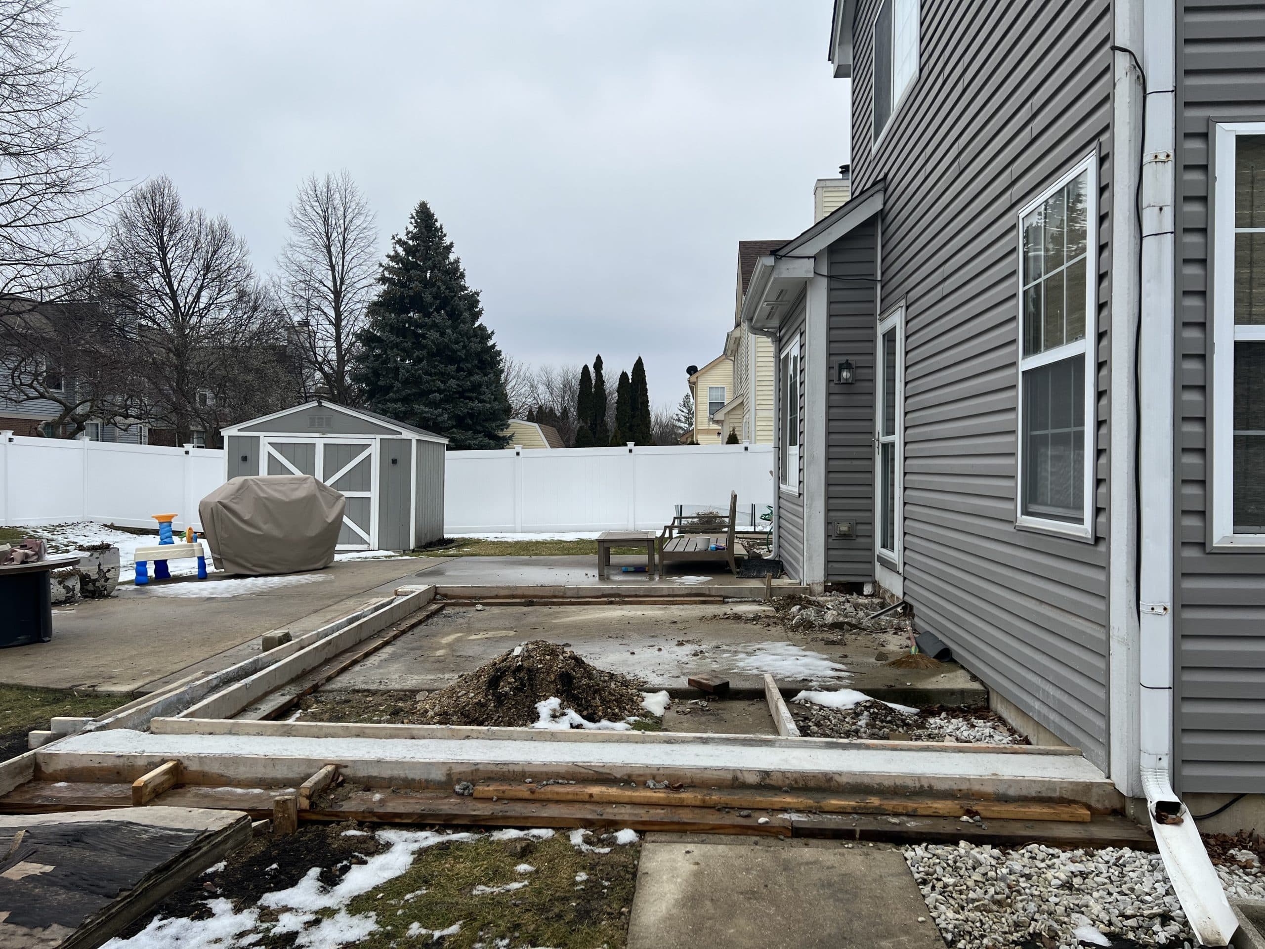 In Progress | Bartlett, IL Four Season Sunroom In Progress | Bartlett, IL Four Season Sunroom