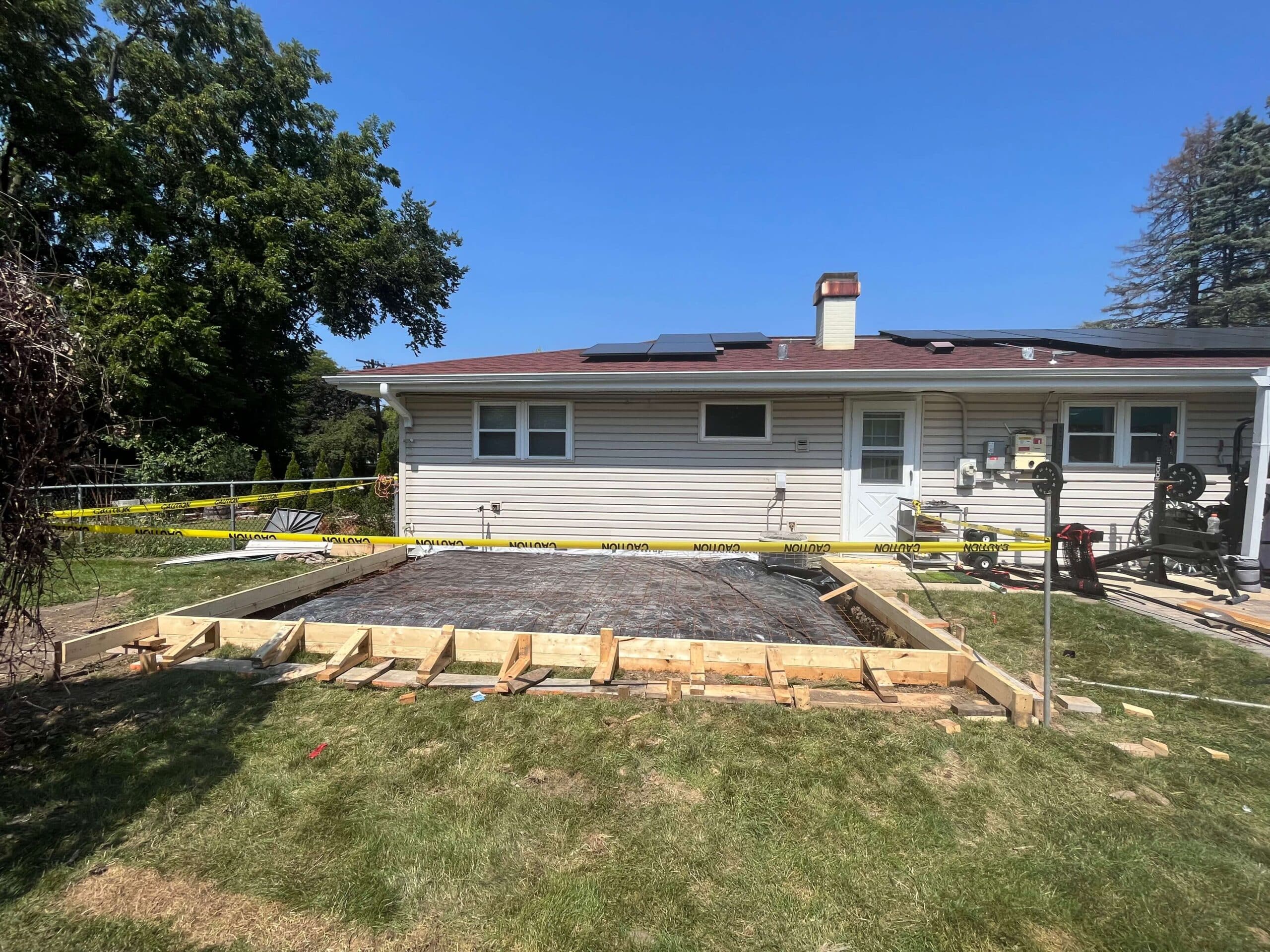 In Progress | Palatine, IL Four Season Patio Enclosure In Progress | Palatine, IL Four Season Patio Enclosure