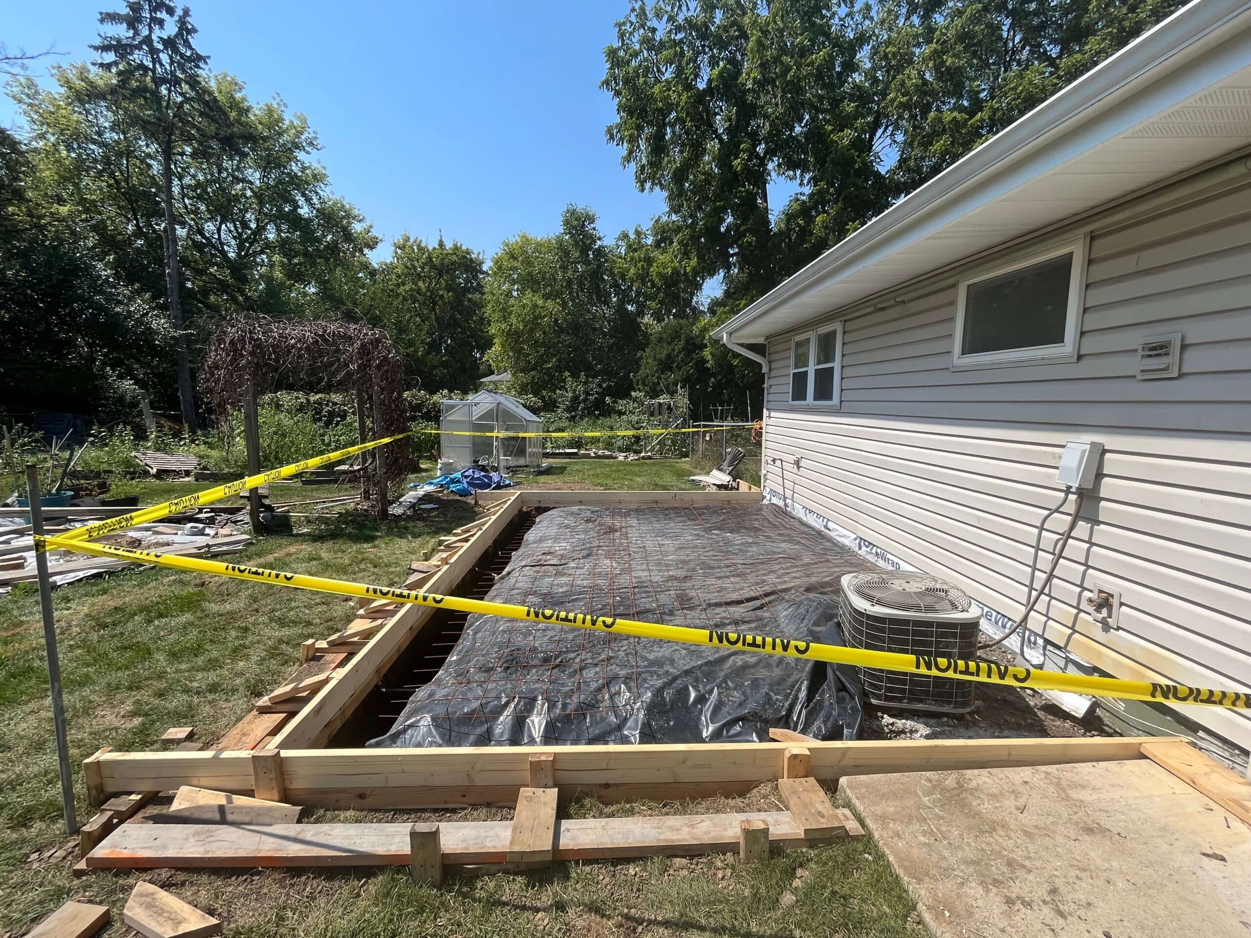 In Progress | Palatine, IL Four Season Patio Enclosure In Progress | Palatine, IL Four Season Patio Enclosure