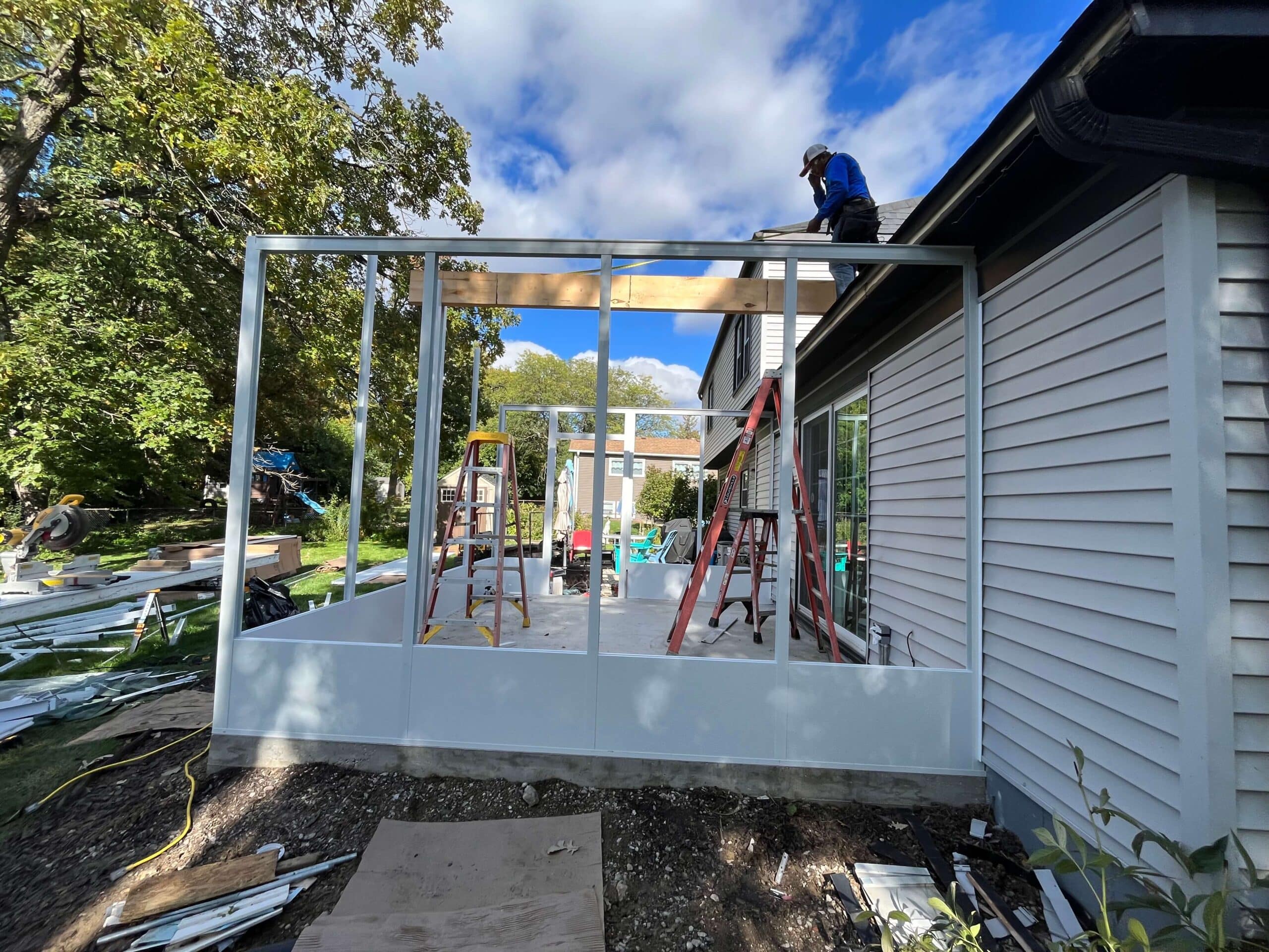In Progress | Bolingbrook, IL Screened In Patio In Progress | Bolingbrook, IL Screened In Patio