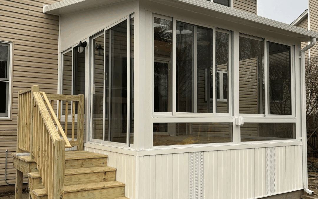 Naperville, IL Three Season Sunroom Addition Completed in 2024