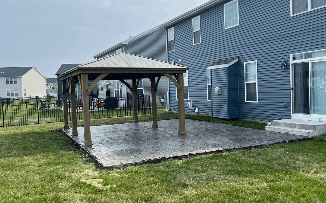 Concrete Patio Installer in Huntley, IL | Stamped Patio & Gazebo Installation