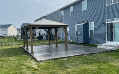 Concrete Patio Installer in Huntley, IL | Stamped Patio & Gazebo Installation